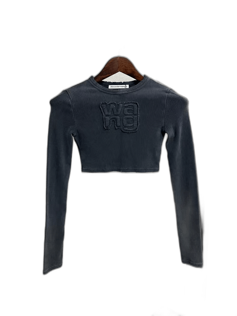 Alexander Wang Alexander Wang Long Sleeve Top in Black-yf Size US XS / EU 42 / 0 - 1 Thumbnail