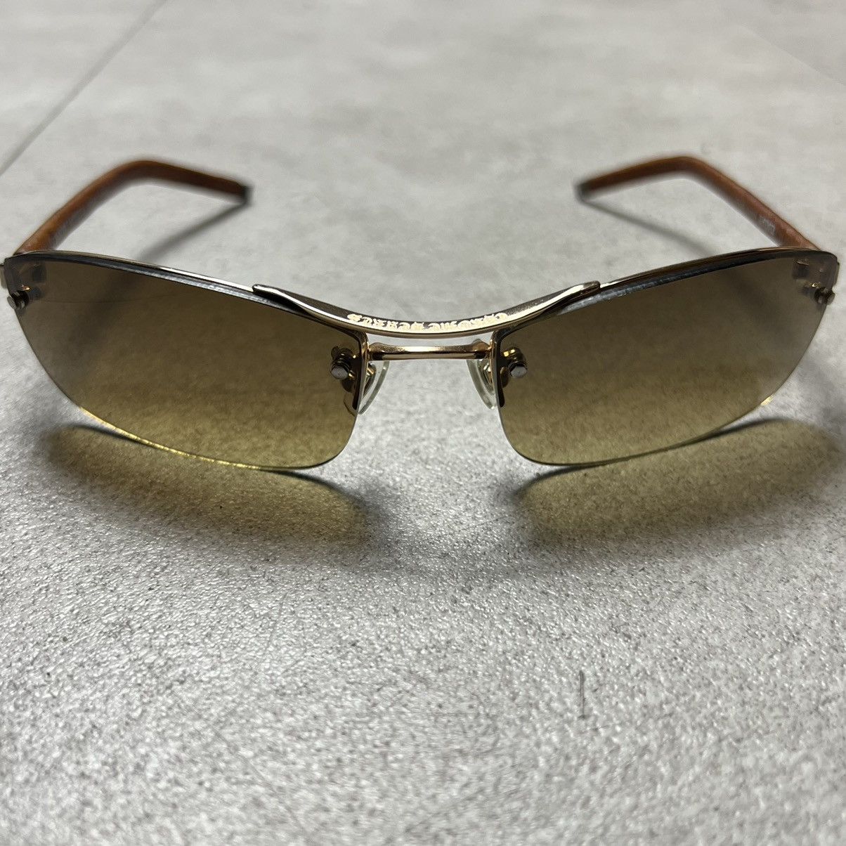 Chrome Hearts Chrome hearts AMPED Leather Flame Sunglasses Size ONE SIZE - 2 Thumbnail