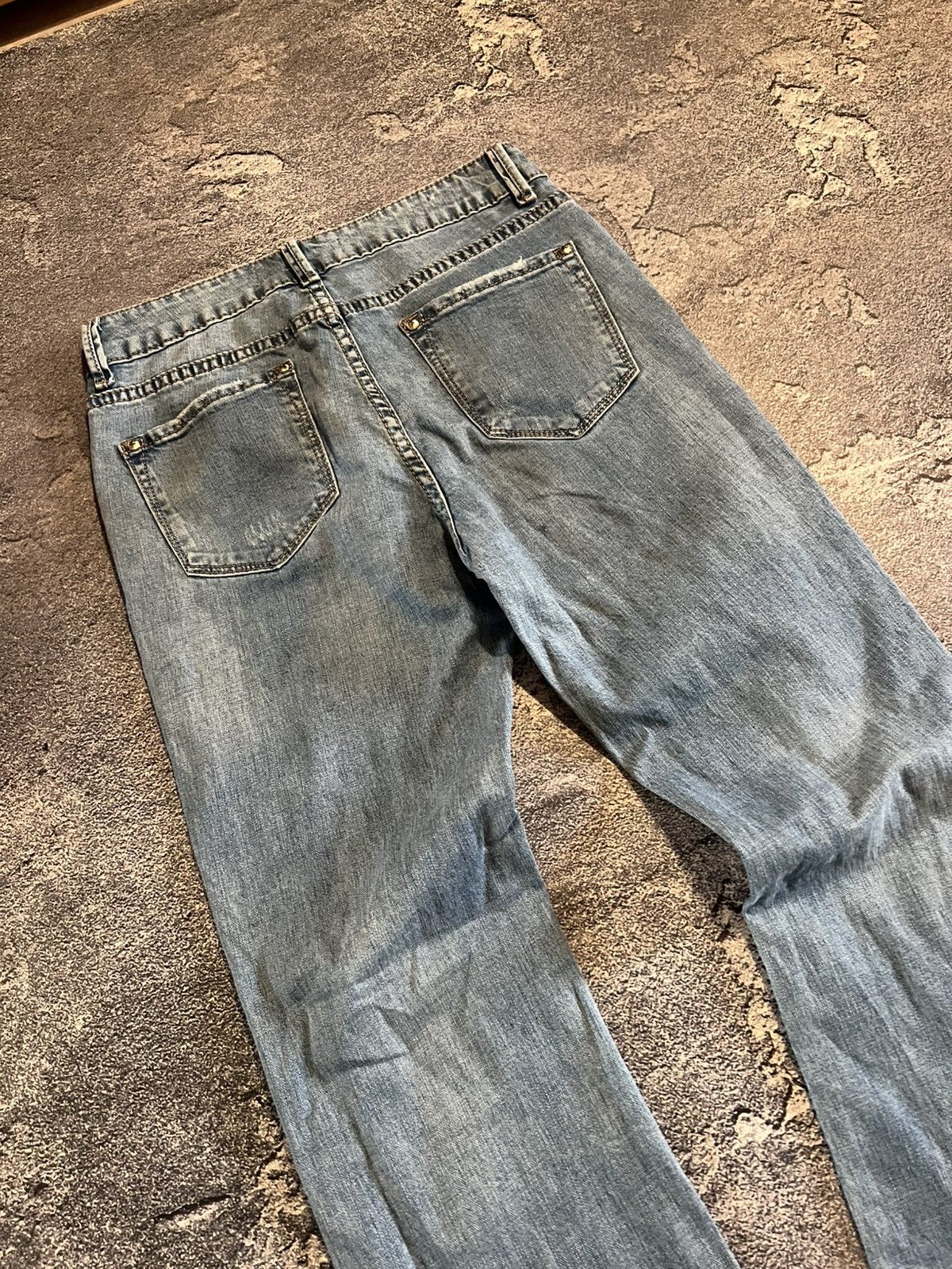 Vintage CRAZY Vintage Flared Drip Cut - Y2K Grunge Archived Avan 90s Size US 38 / EU 54 - 6 Thumbnail