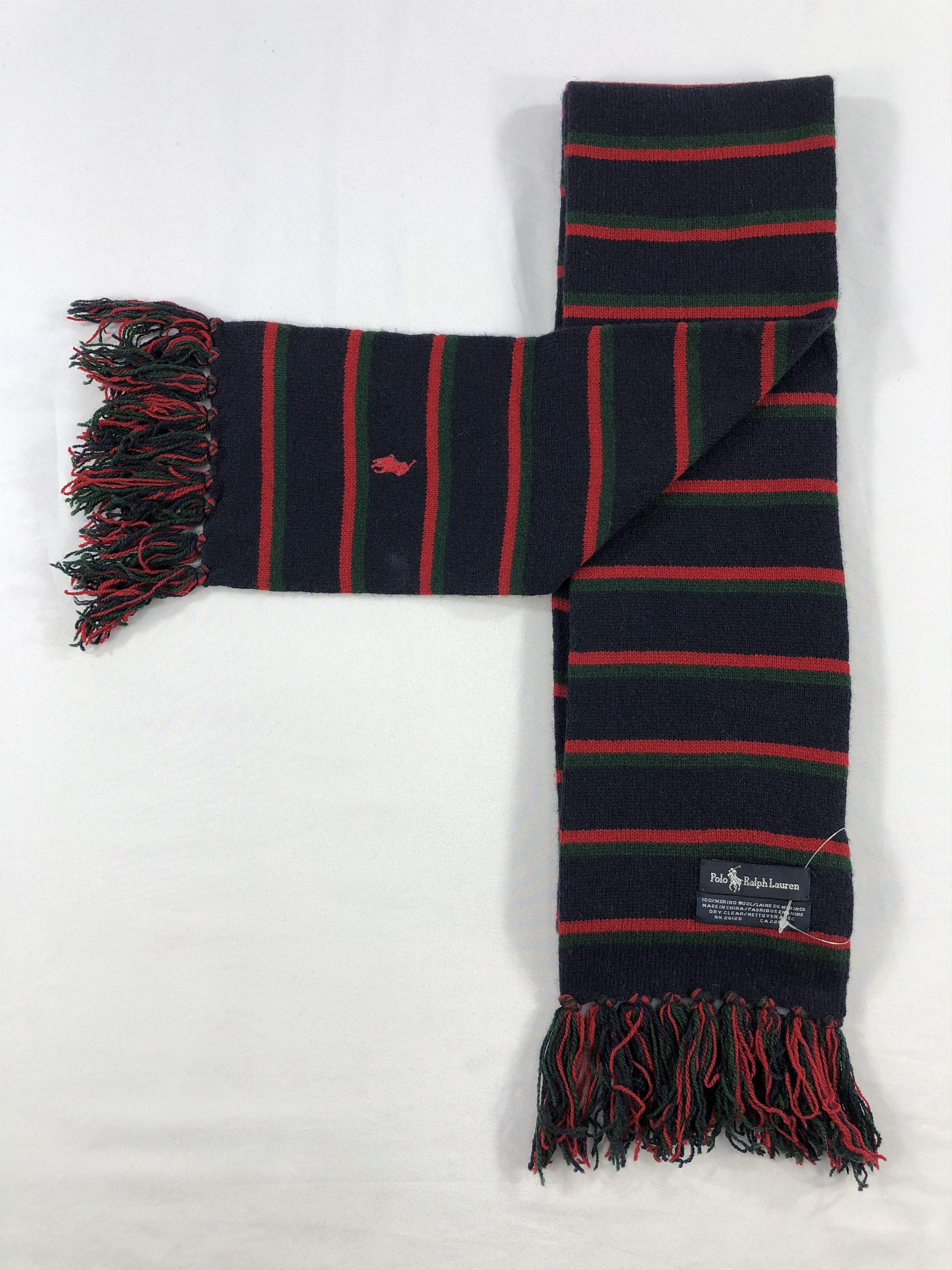Polo Ralph Lauren Vintage Polo Ralph Lauren Scarf/Muffler/Neckwear MF1780 Size ONE SIZE - 3 Thumbnail