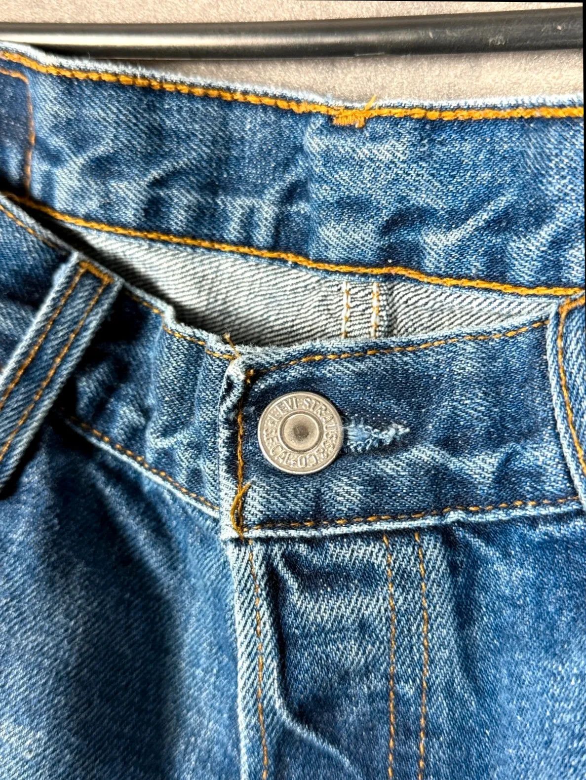 Levi's Levi's Strauss 501 jeans navy / light blue denim classic Size US 34 / EU 50 - 10 Thumbnail