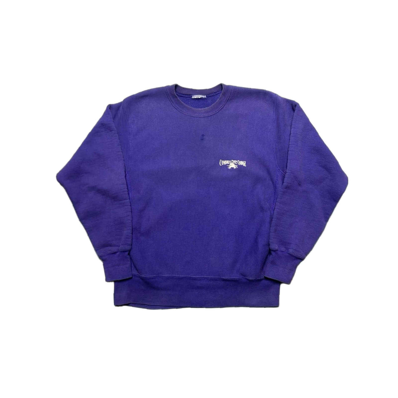 Vintage VINTAGE 90s Cambria Pines Lodge California Purple Sweatshirt Crewneck Large Men Pullover Shirt Size US L / EU 52-54 / 3 - 1 Thumbnail