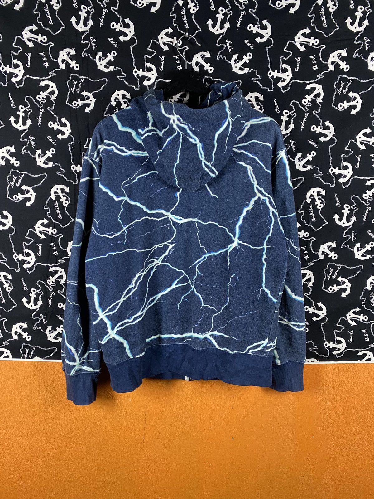 Dickies Dickies Lightning All-Over Print Zip Hoodie Streetwear Size US M / EU 48-50 / 2 - 8 Thumbnail