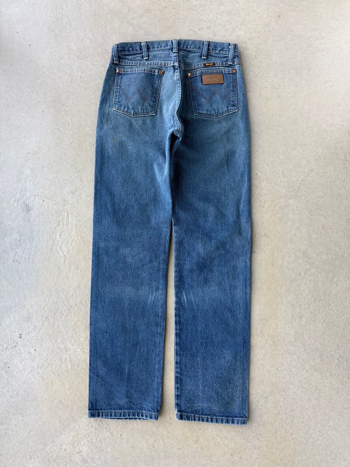 Vintage Vintage 90s Wrangler Denim Straight Leg Jeans Size US 32 / EU 48 - 2 Thumbnail