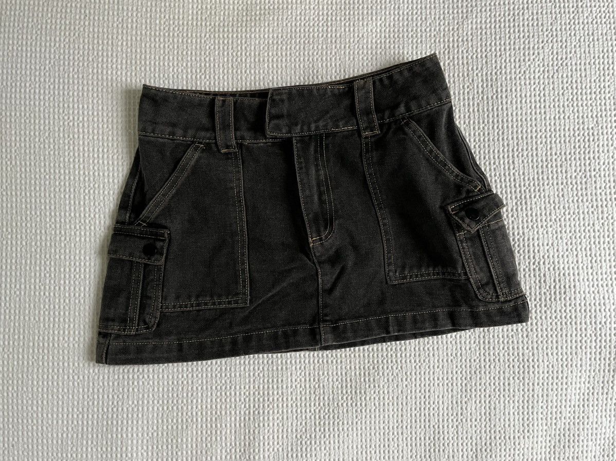 Vintage Mini Skirt Size 27" / US 4 / IT 40 - 1 Thumbnail