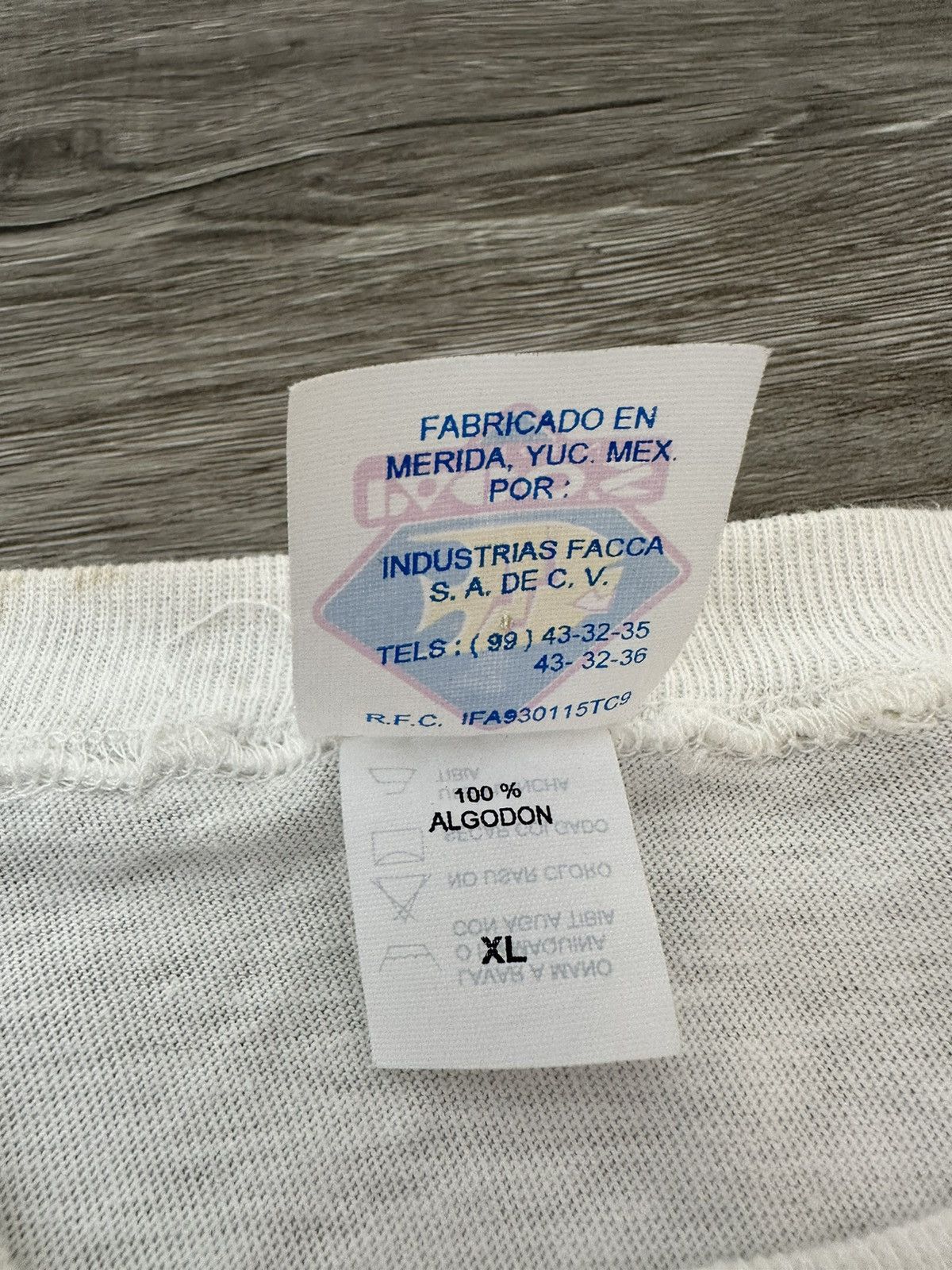 Vintage Vintage Mexico Los Pretextos White Oversized Cowboy Tee Size US XL / EU 56 / 4 - 7 Thumbnail