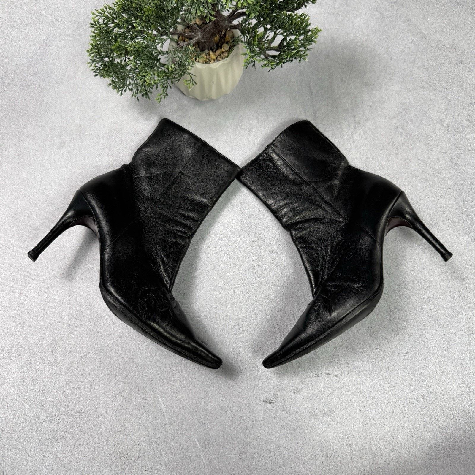 Gucci Gucci Leather Women Heel Boot Size 35 US 5 Size US 5 / IT 35 - 1 Thumbnail