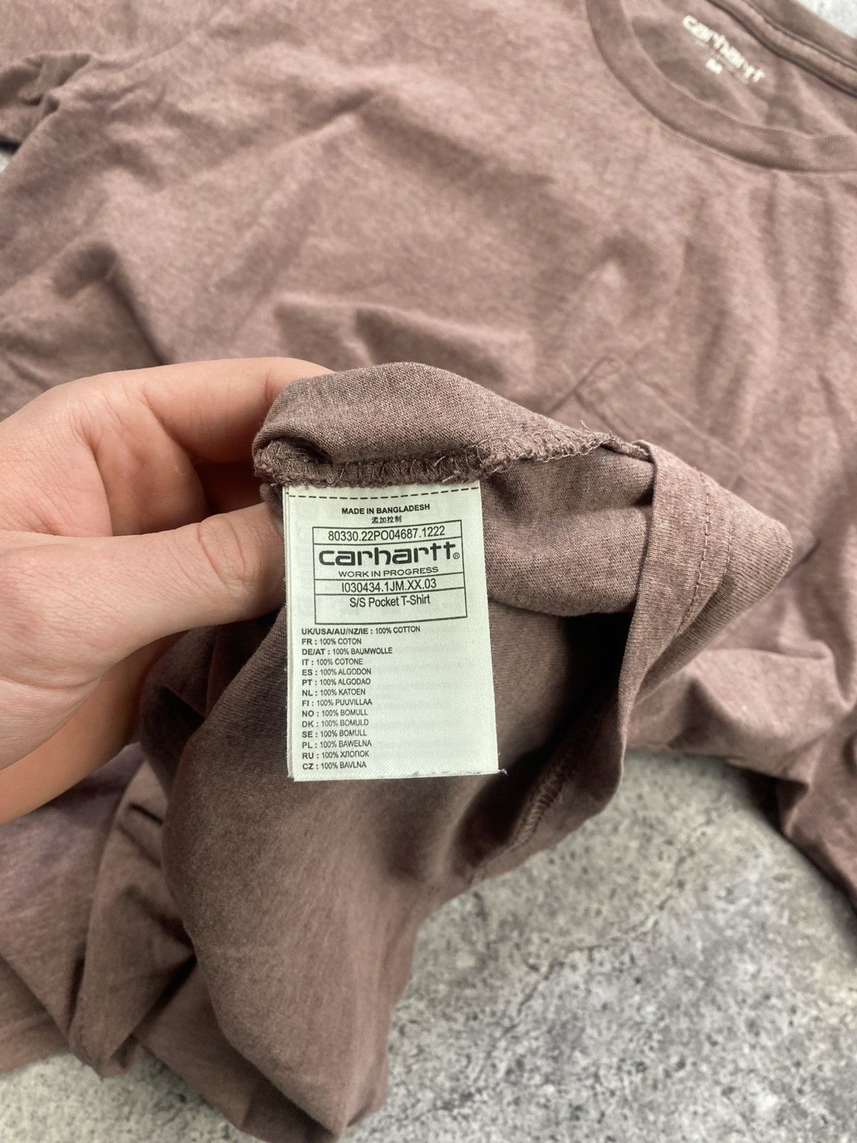 Carhartt × Vintage Vintage Carhartt Pocket Tee Shirt Size US M / EU 48-50 / 2 - 4 Thumbnail