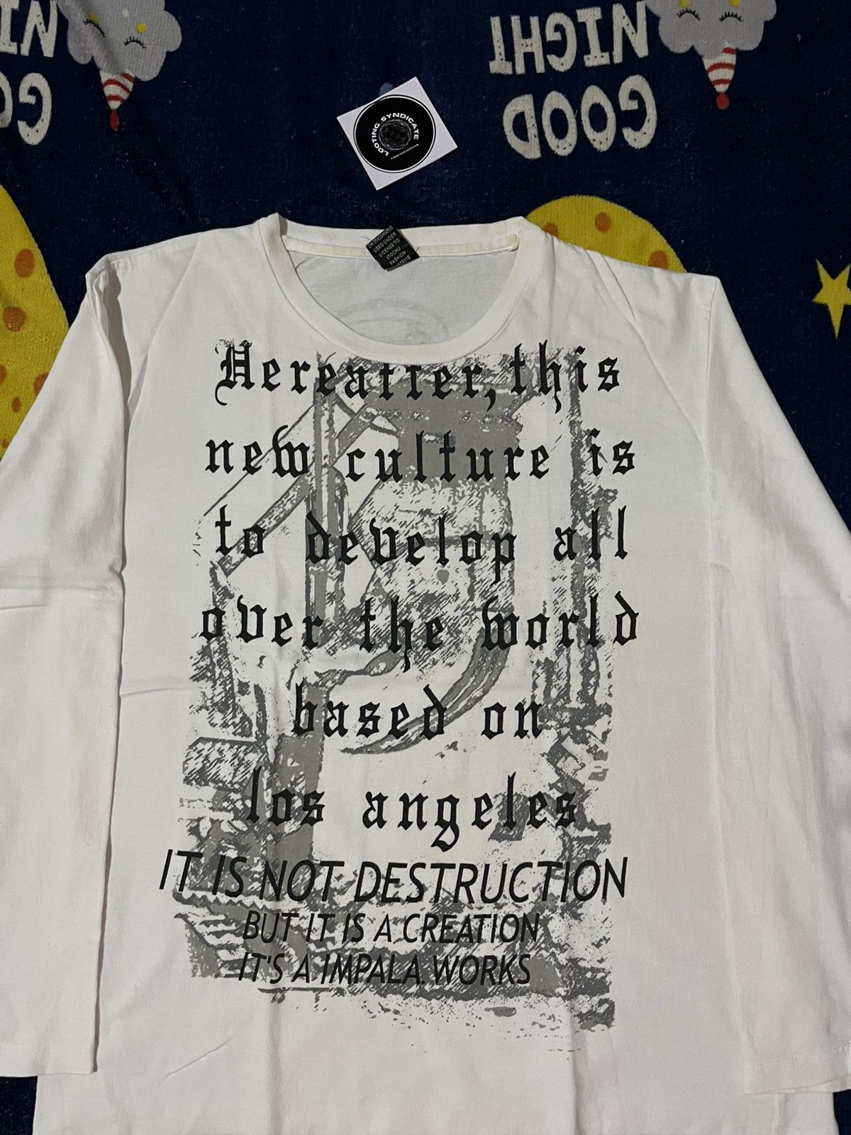 Japanese Brand Impala i6w9 Poem Longsleve Tee Size US XL / EU 56 / 4 - 2 Thumbnail