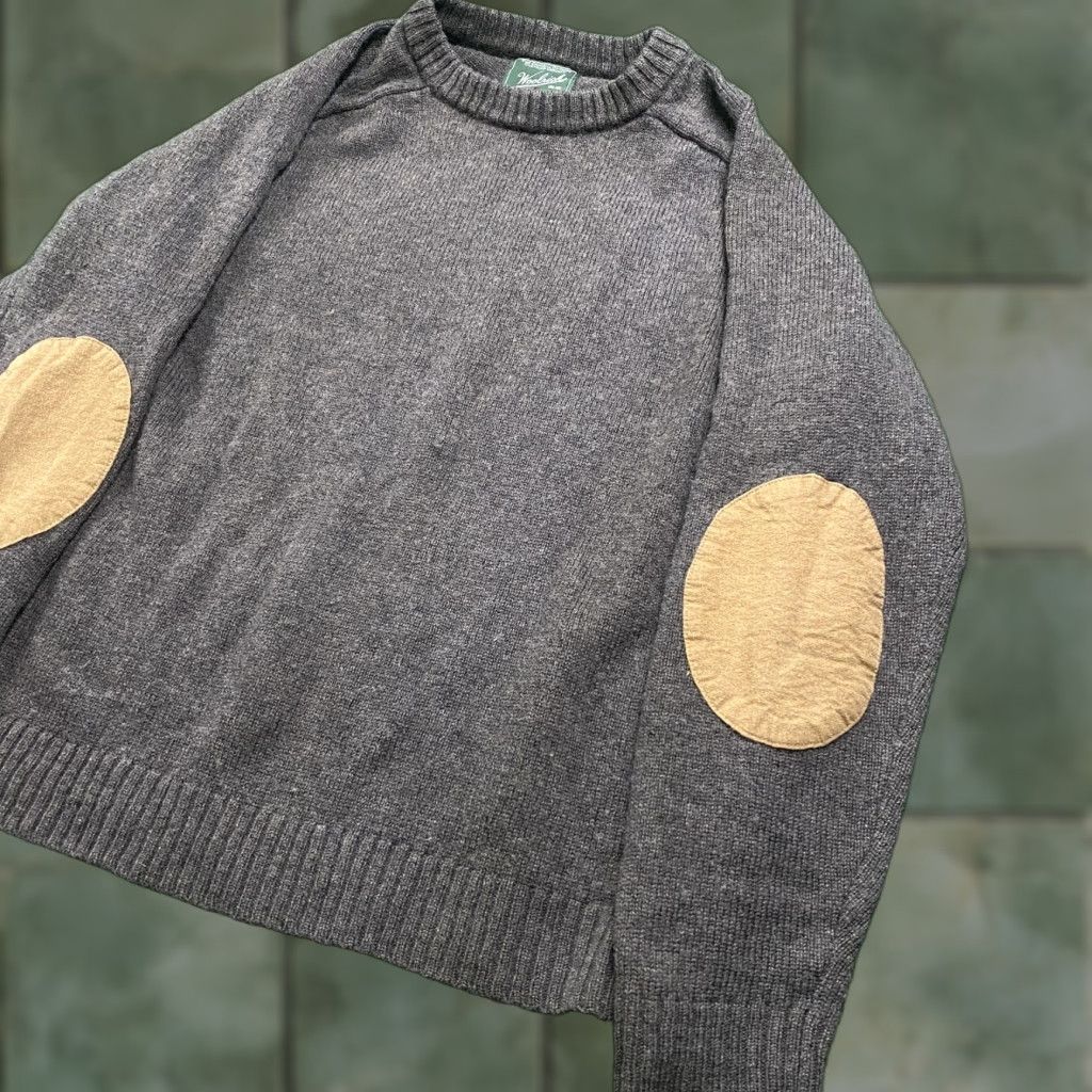 Vintage VINTAGE Woolrich Sweatshirt Mens XL Gray Wool 90S Graphic Print Crew Neck Pullover Size US XL / EU 56 / 4 - 1 Thumbnail