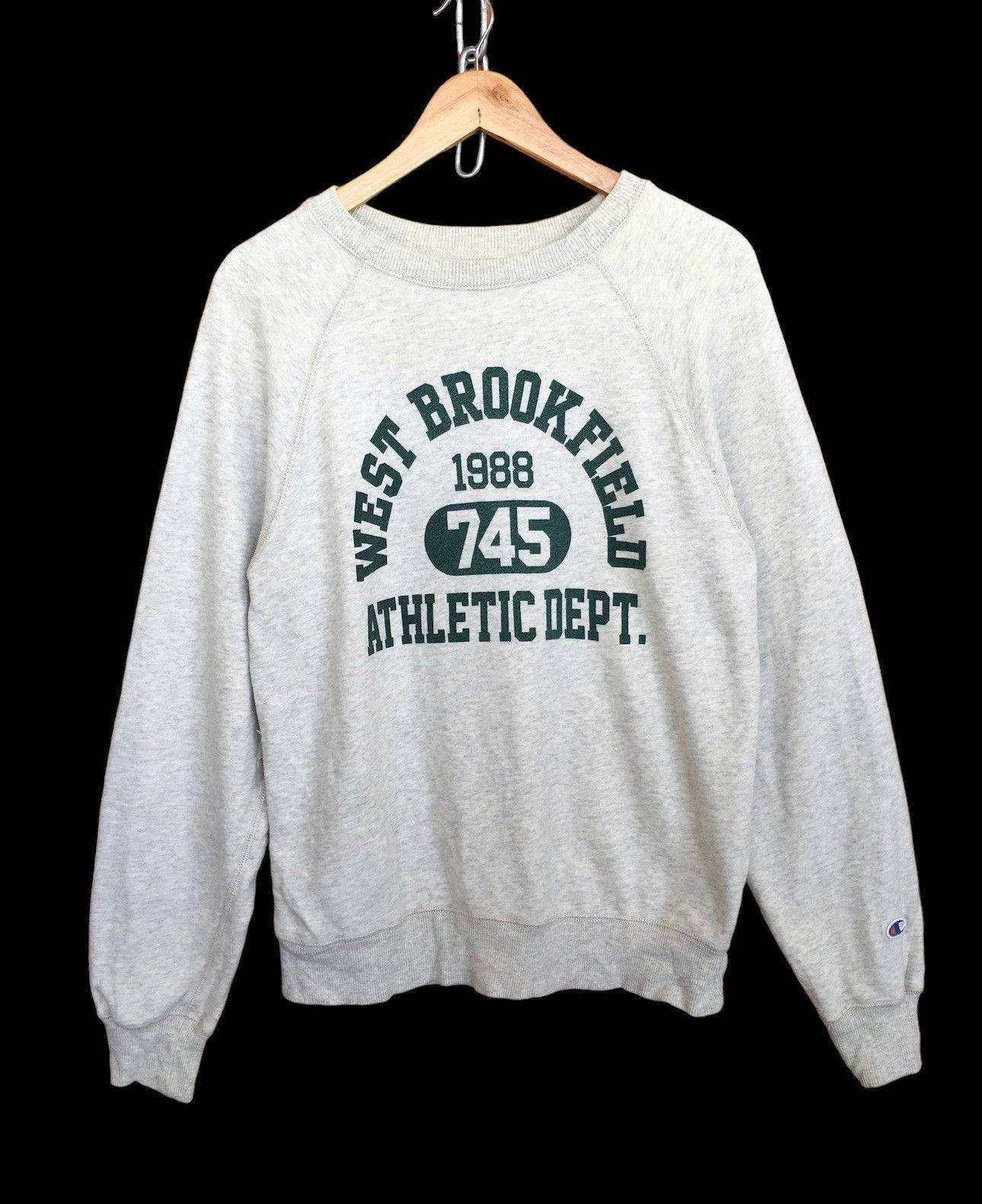 Champion Vintage Champion West Brookfield Athletic Dept. Sweatshirt Size US L / EU 52-54 / 3 - 1 Thumbnail