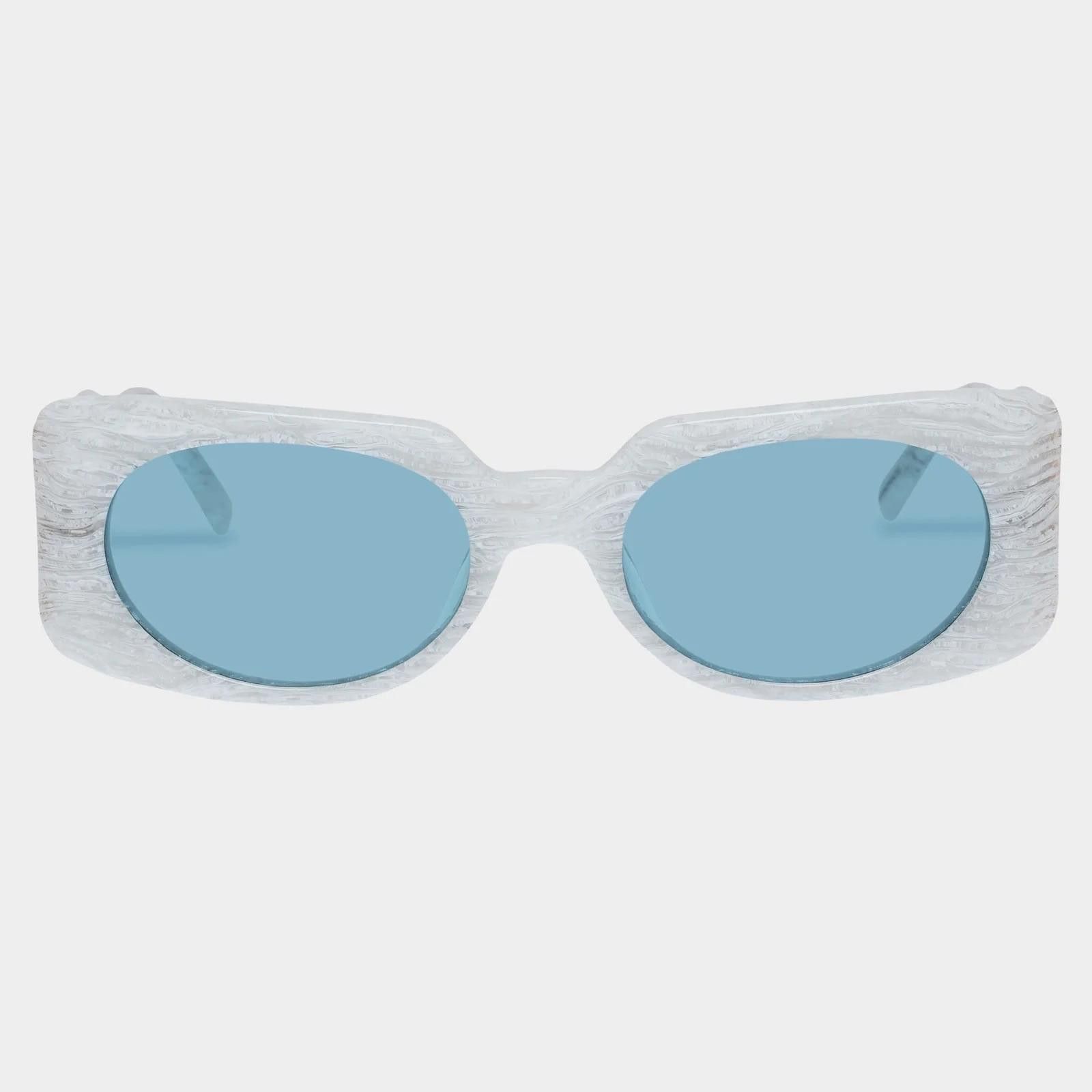 Le Specs New le specs sunglasses bow down quartz agate white grey Size ONE SIZE - 2 Thumbnail