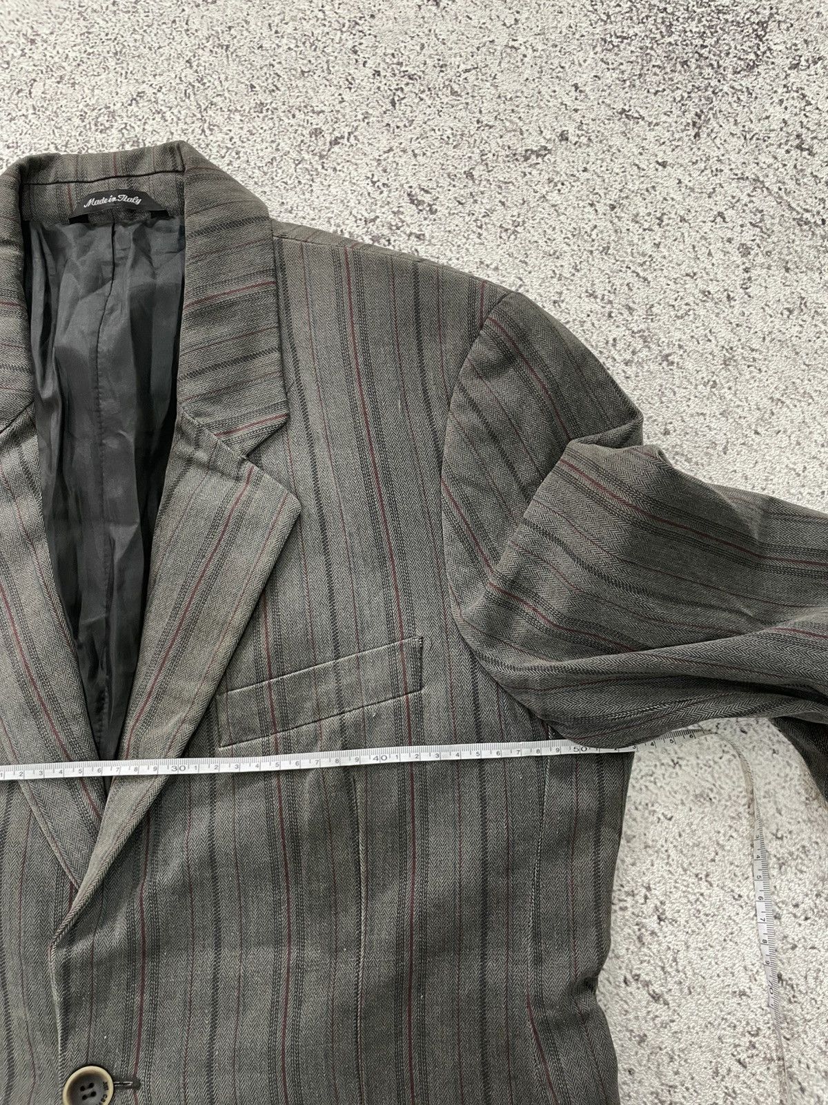 Just Cavalli Roberto Cavalli Just Cavalli Pin Stripe Blazer Suits Jacket Size 40R - 11 Thumbnail