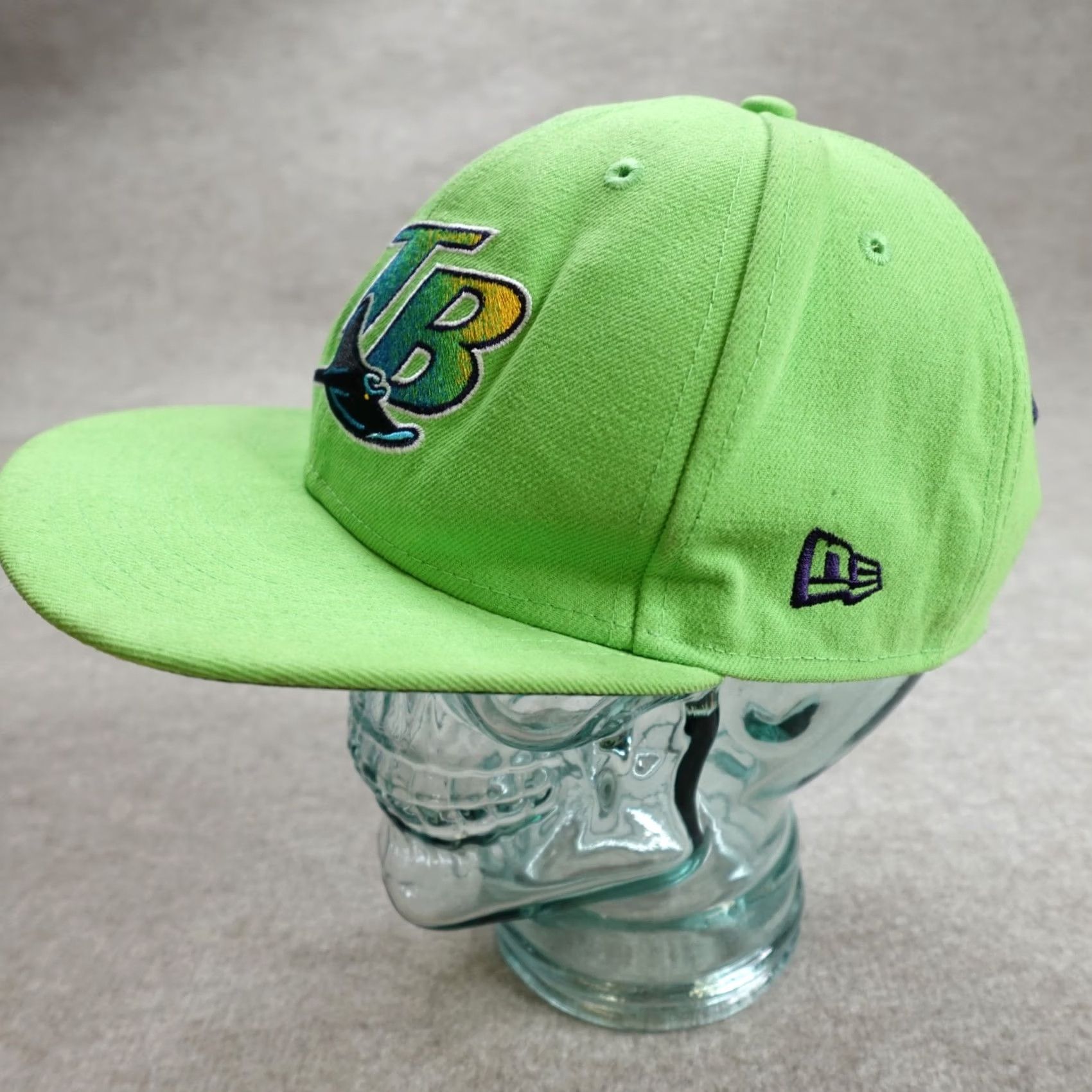 New Era New Era Tampa Bay Rays Hat Green Embroidered Vintage Blockhead Snapback Size ONE SIZE - 4 Thumbnail
