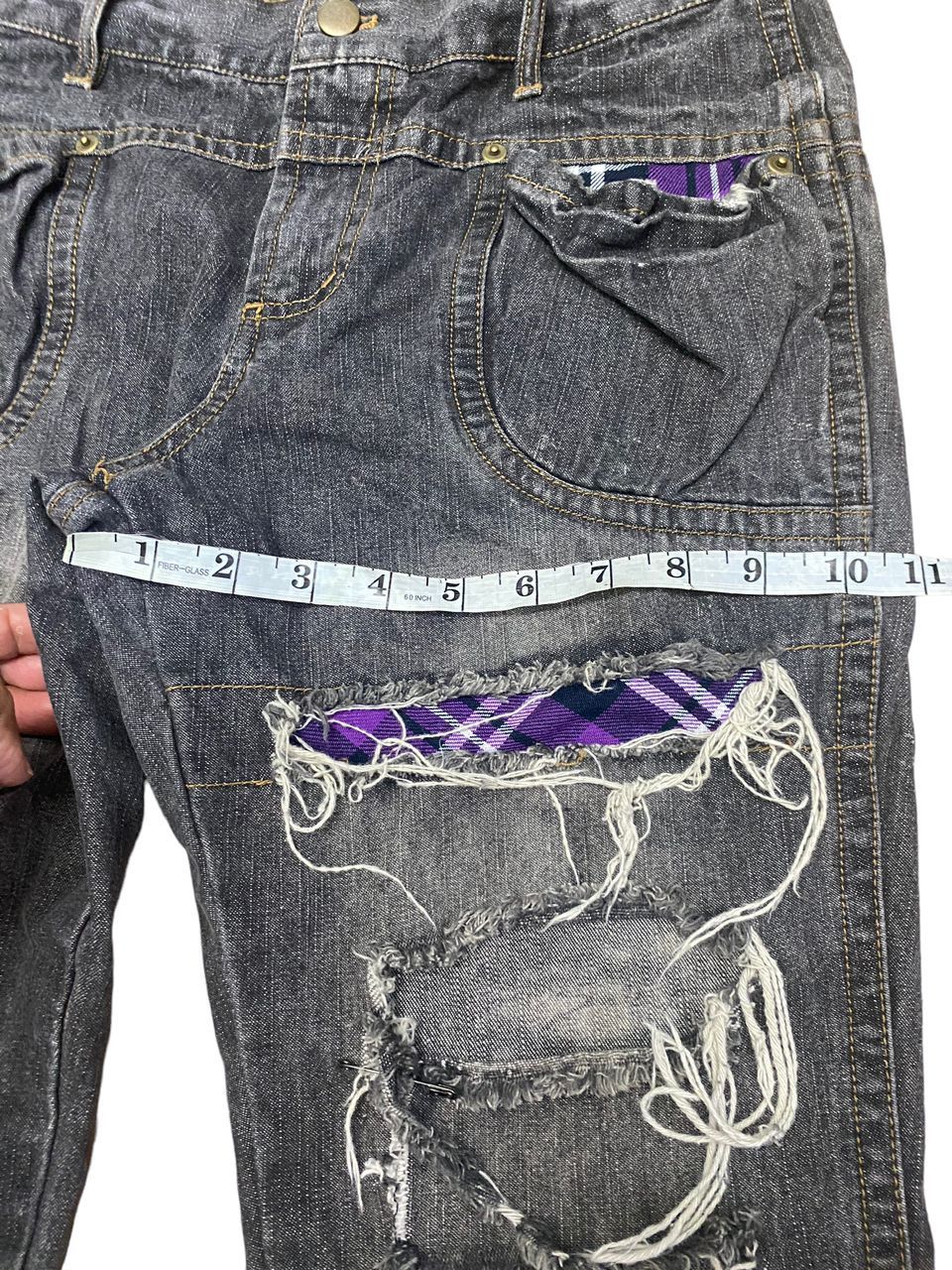 💥BEST OFFER💥SEX POT LABEL PUNK DISTRESSED DENIM