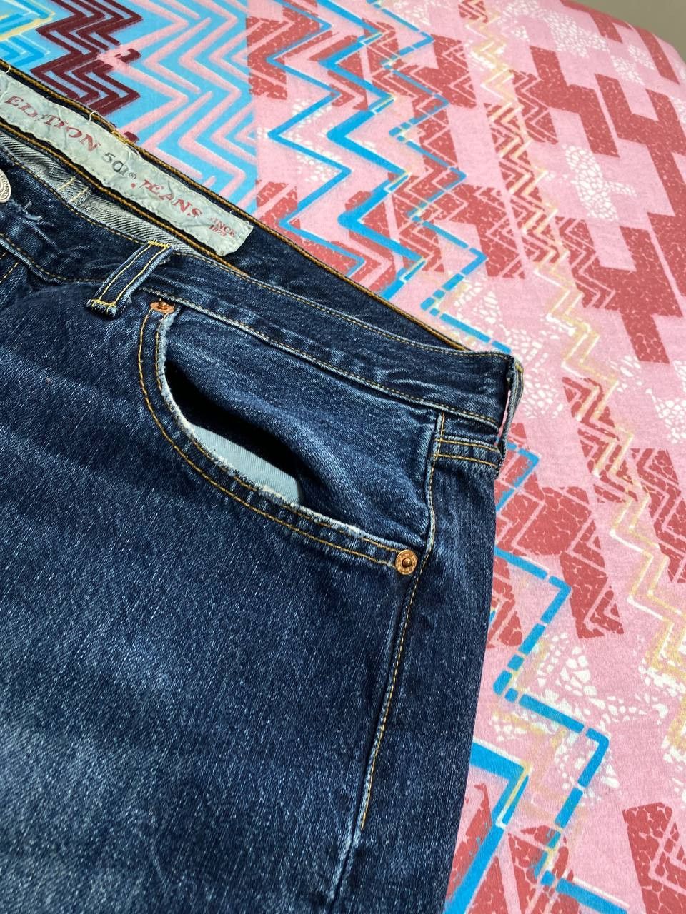 Levi's Levi's jeans 501 W38 vintage crazy Y2K streetwear Size US 38 / EU 54 - 11 Thumbnail