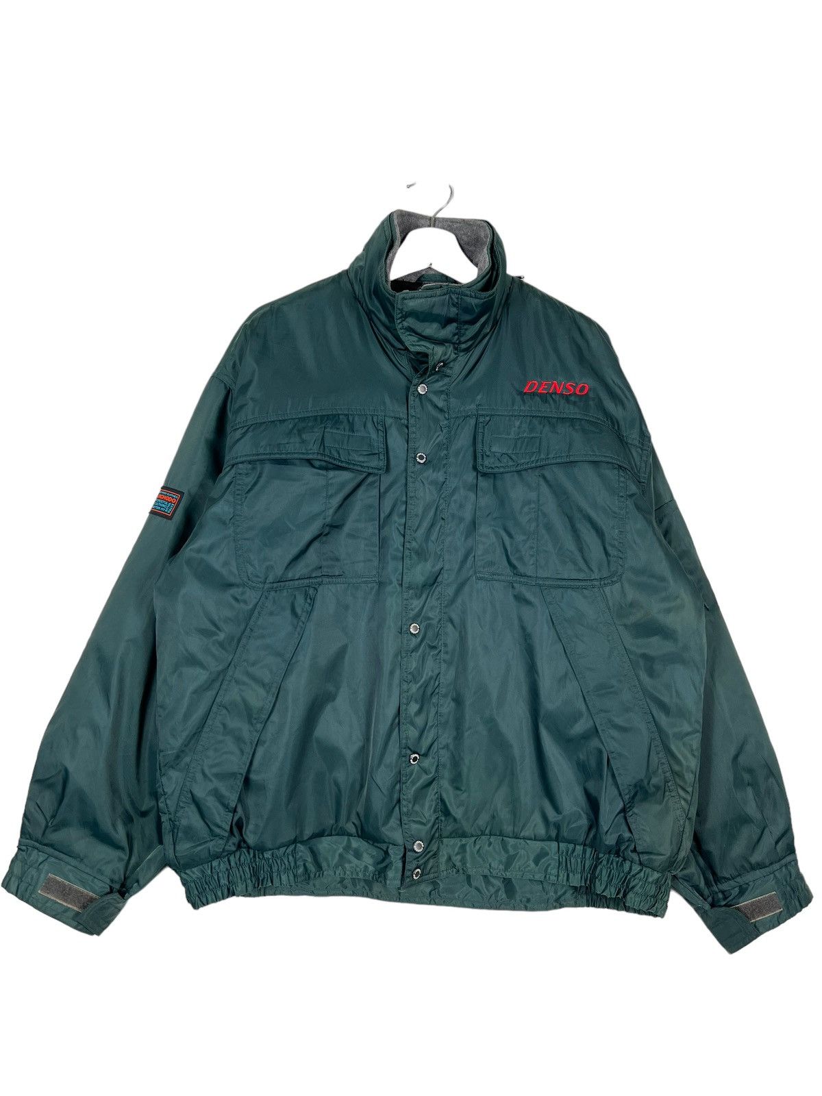 Japanese Brand 🔥 VINTAGE JICHODO DENSO BOMBER JACKET Size US L / EU 52-54 / 3 - 1 Thumbnail
