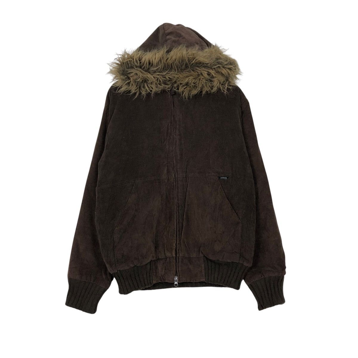 Billabong 🔥VINTAGE BOMBER JACKET CORDUROY BILLABONG MINK FUR HOODIE Size US M / EU 48-50 / 2 - 3 Thumbnail