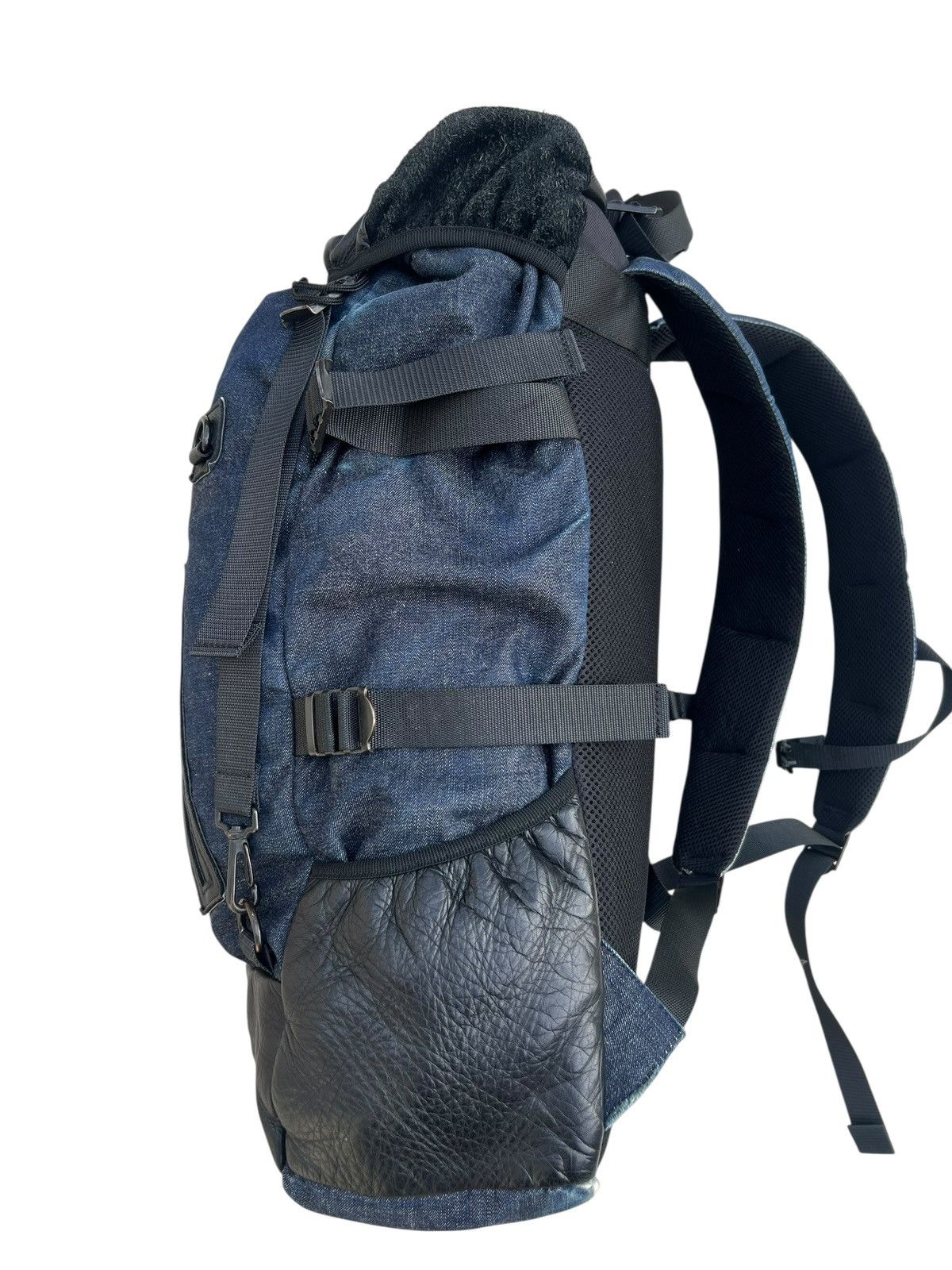 Leather DECADE Japan Distressed Backpack Leather Cotton Size ONE SIZE - 14 Thumbnail