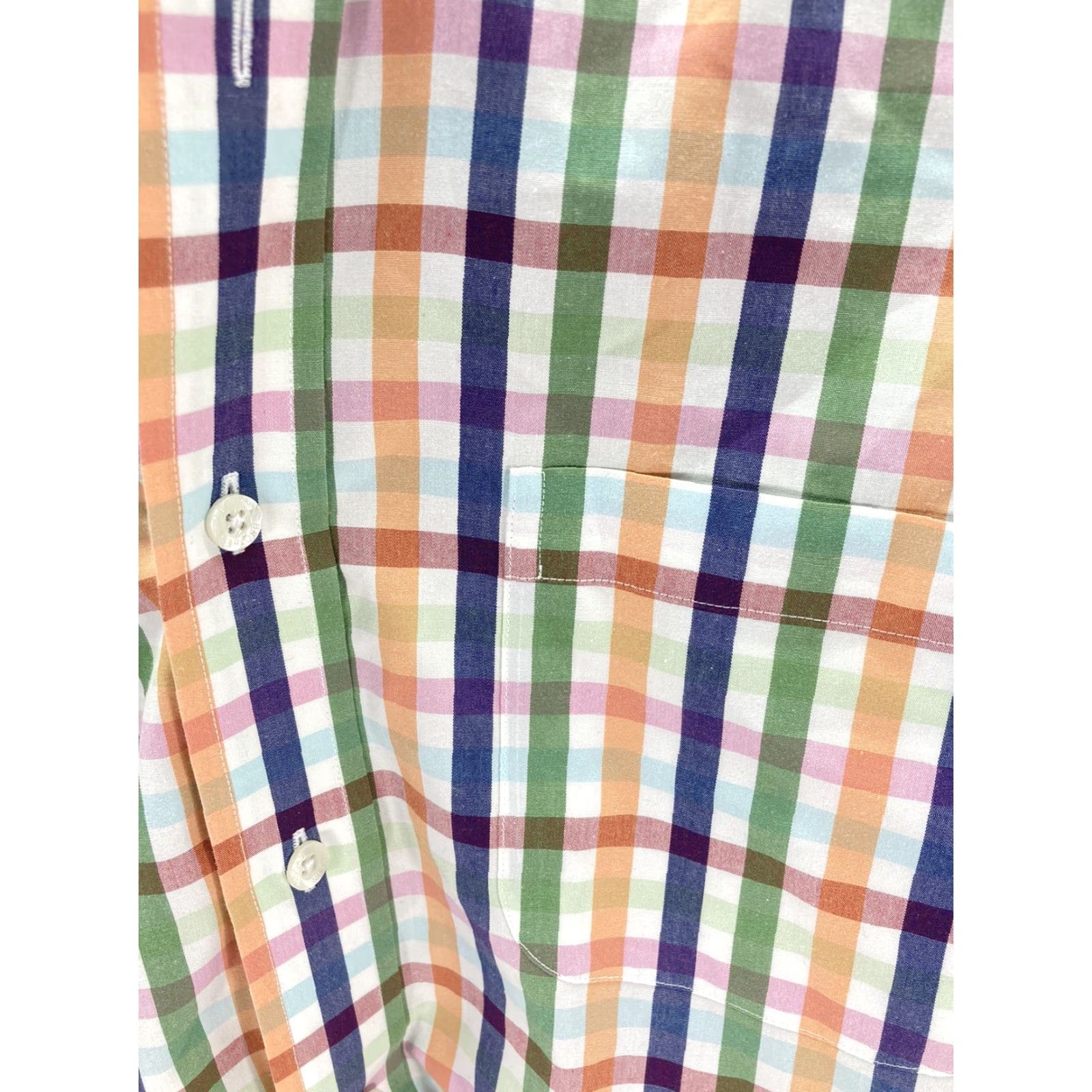 Brooks Brothers Brooks Brothers Original Polo Dress Shirt Men L Striped Long Sleeve Button-Up Multicolor Shirt Size 42R - 4 Thumbnail