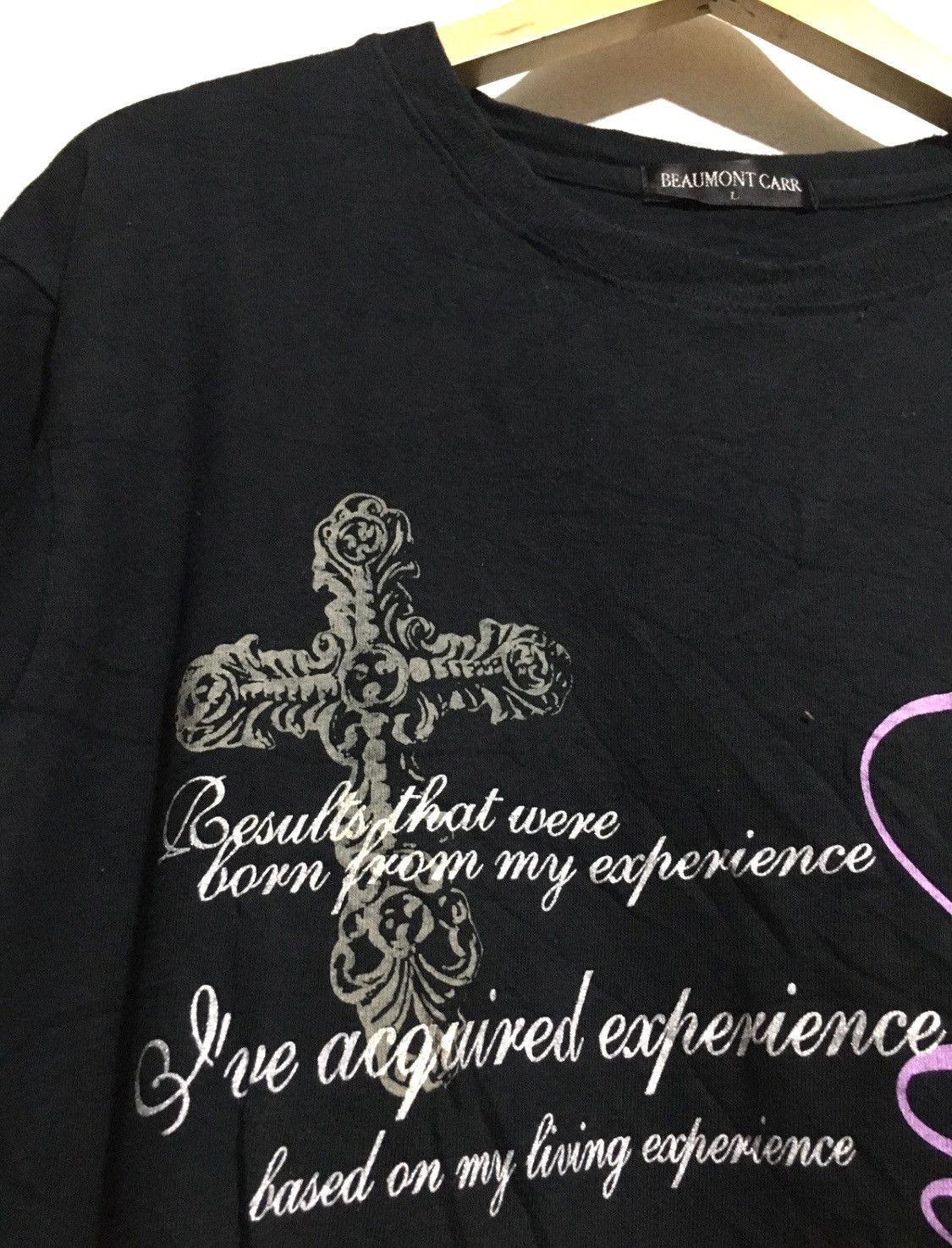 20471120 Vkei Style Beaumont Car Poem Croos Tees Size US M / EU 48-50 / 2 - 4 Thumbnail
