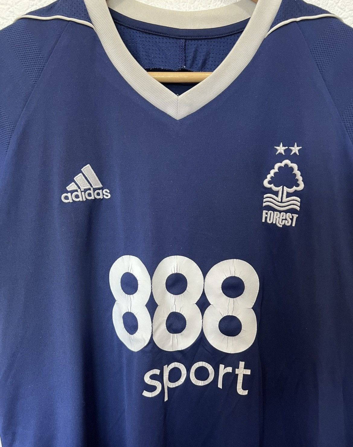 Adidas NOTTINGHAM FOREST ADIDAS 2017/2018 AWAY KIT SOCCER JERSEY Size US L / EU 52-54 / 3 - 2 Thumbnail