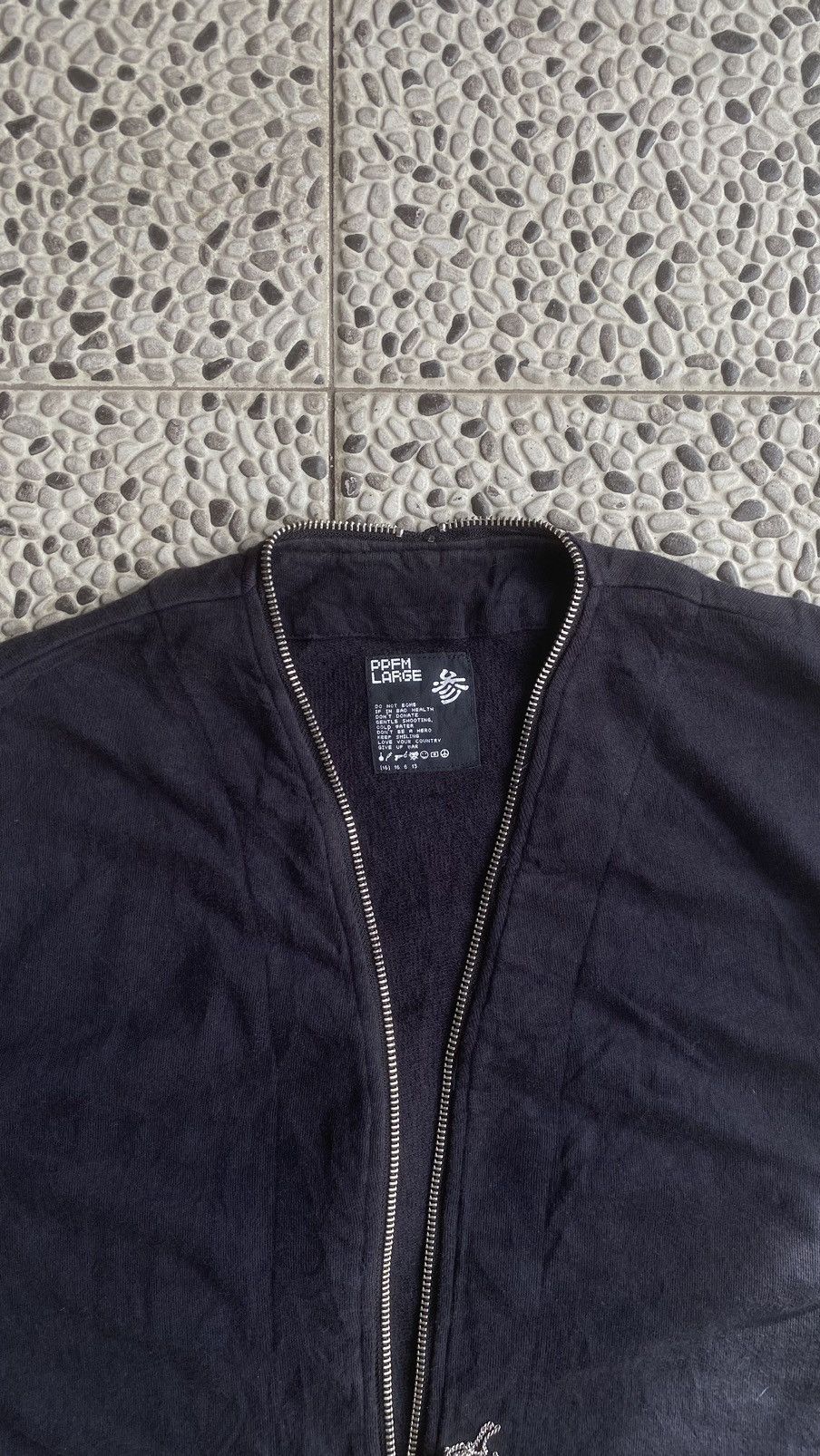 If Six Was Nine × Le Grande Bleu (L.G.B.) × PPFM 2000s PPFM - Military Inspired Full Zip Cardigan Size US M / EU 48-50 / 2 - 2 Thumbnail
