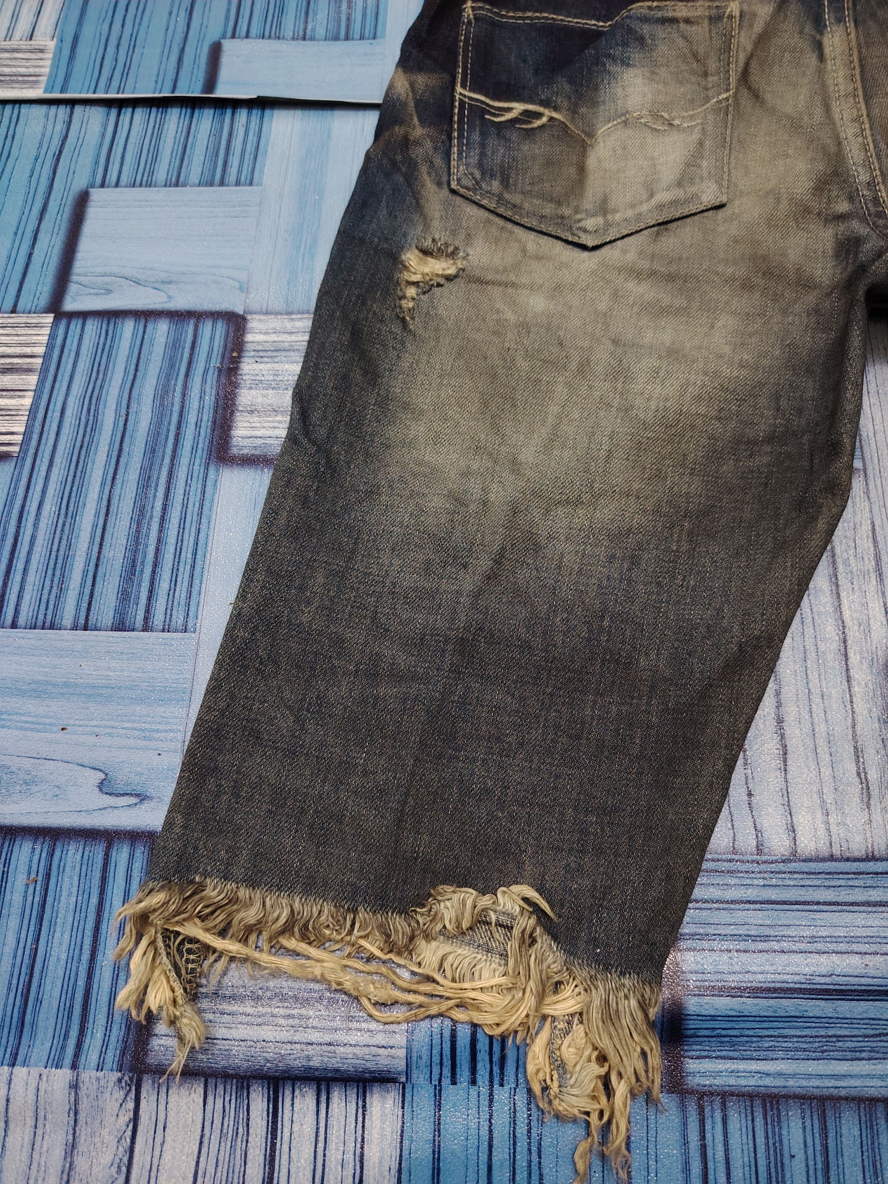 GOSTAR DE FUGA 💥Insane💥Rare💥Fuga Distressed Flared Jeans inspired I6W9 Size US 30 / EU 46 - 16 Thumbnail