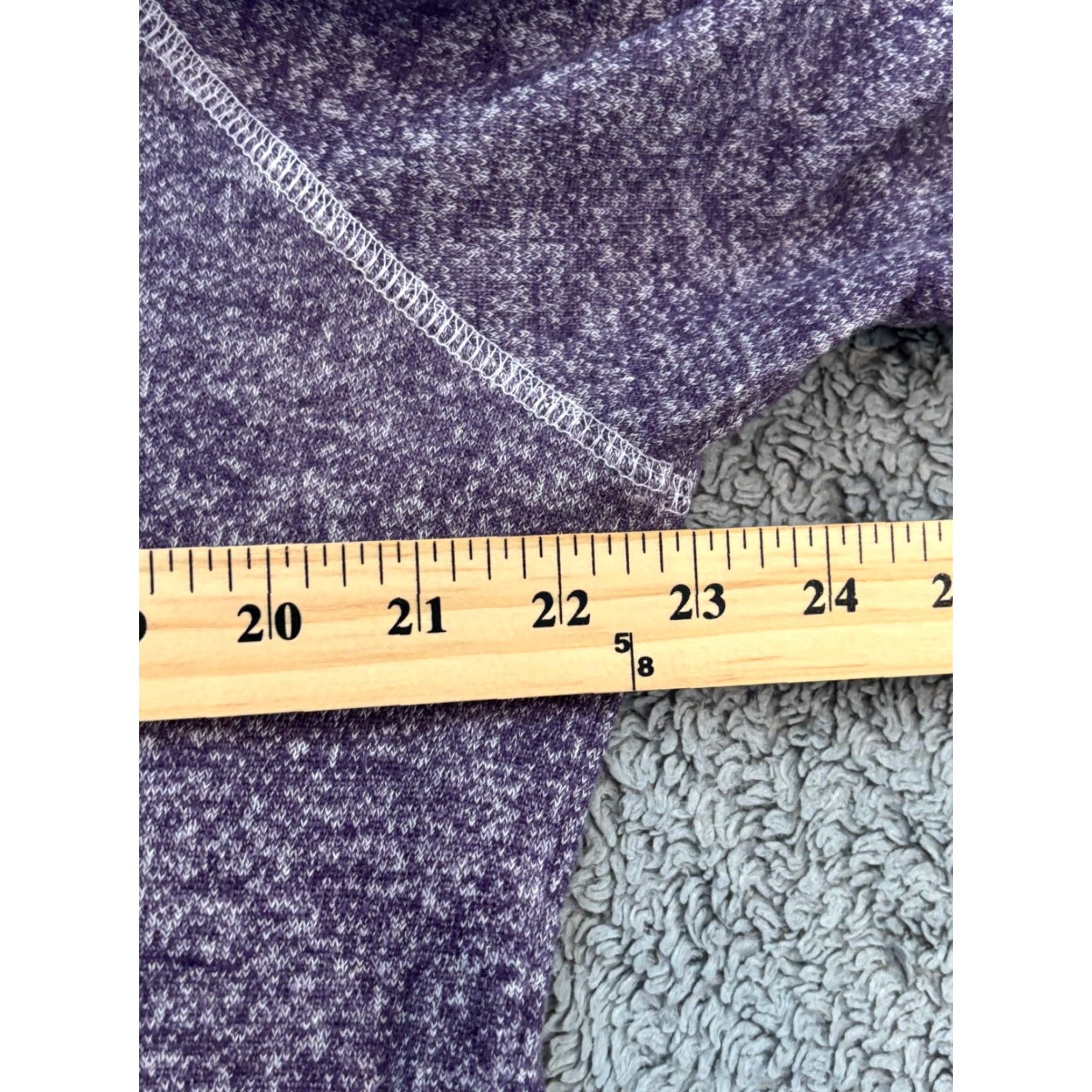 Harley Davidson Harley-Davidson Sweatshirt Womens XL Purple Cropped Wide Neck Off Shoulder Moto Logo Pullover Shirt Size XL / US 12-14 / IT 48-50 - 3 Thumbnail