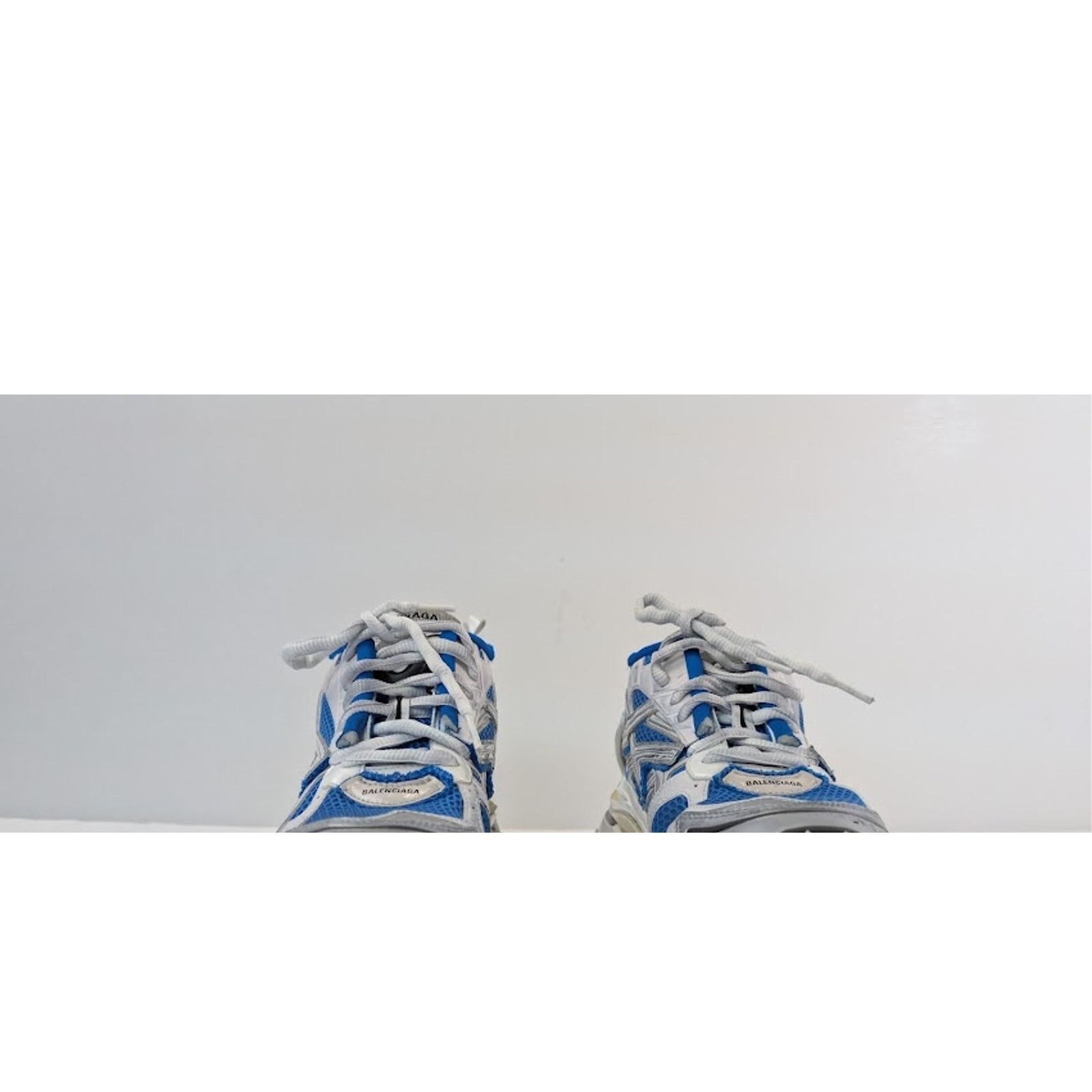 Balenciaga o1rshd1 Runner Sneaker in Grey / Blue / Black Size US 14 / EU 47 - 10 Thumbnail