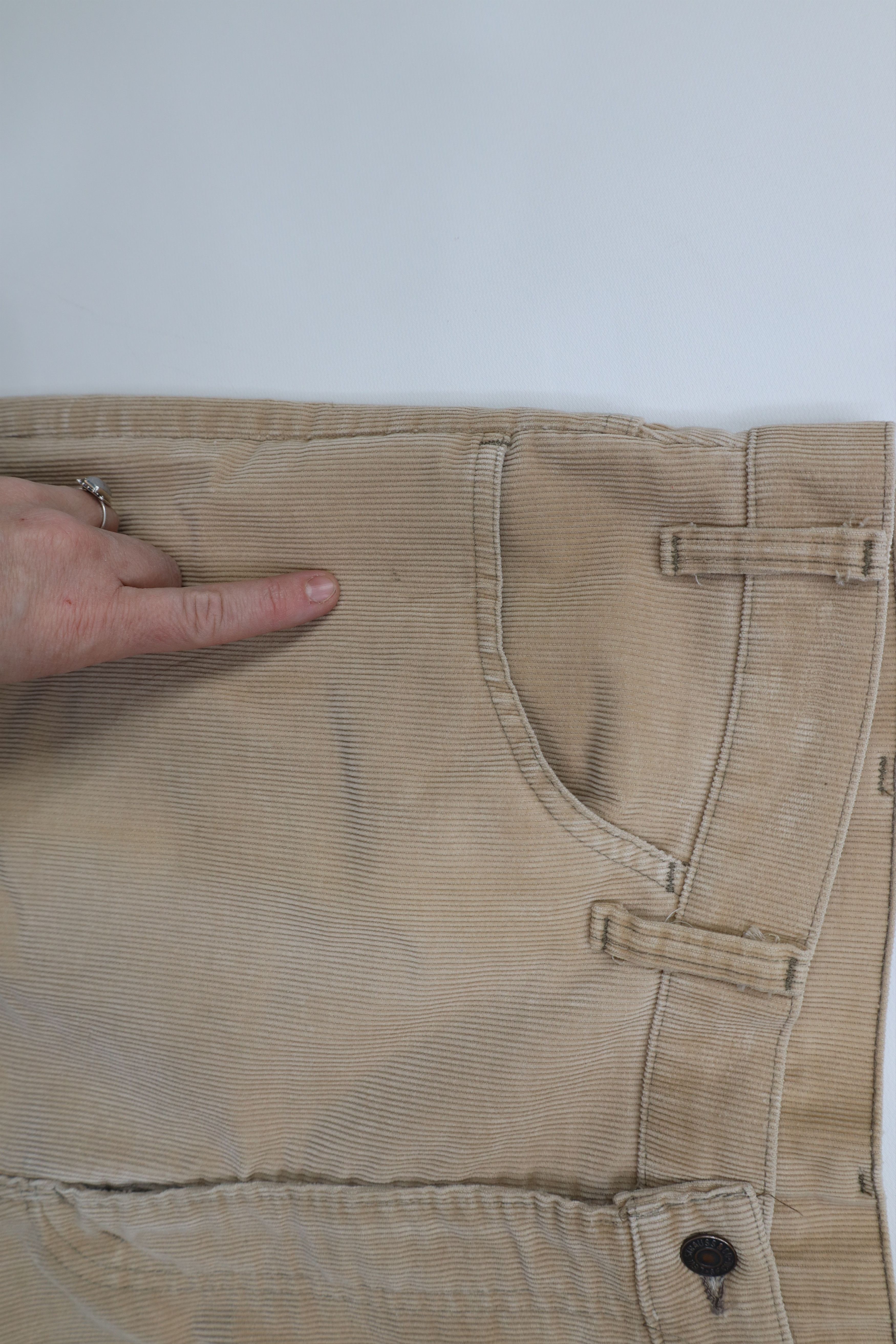 Levi's Vintage 80s Levis Straight Leg Corduroy Chino Pants USA Size US 38 / EU 54 - 8 Thumbnail