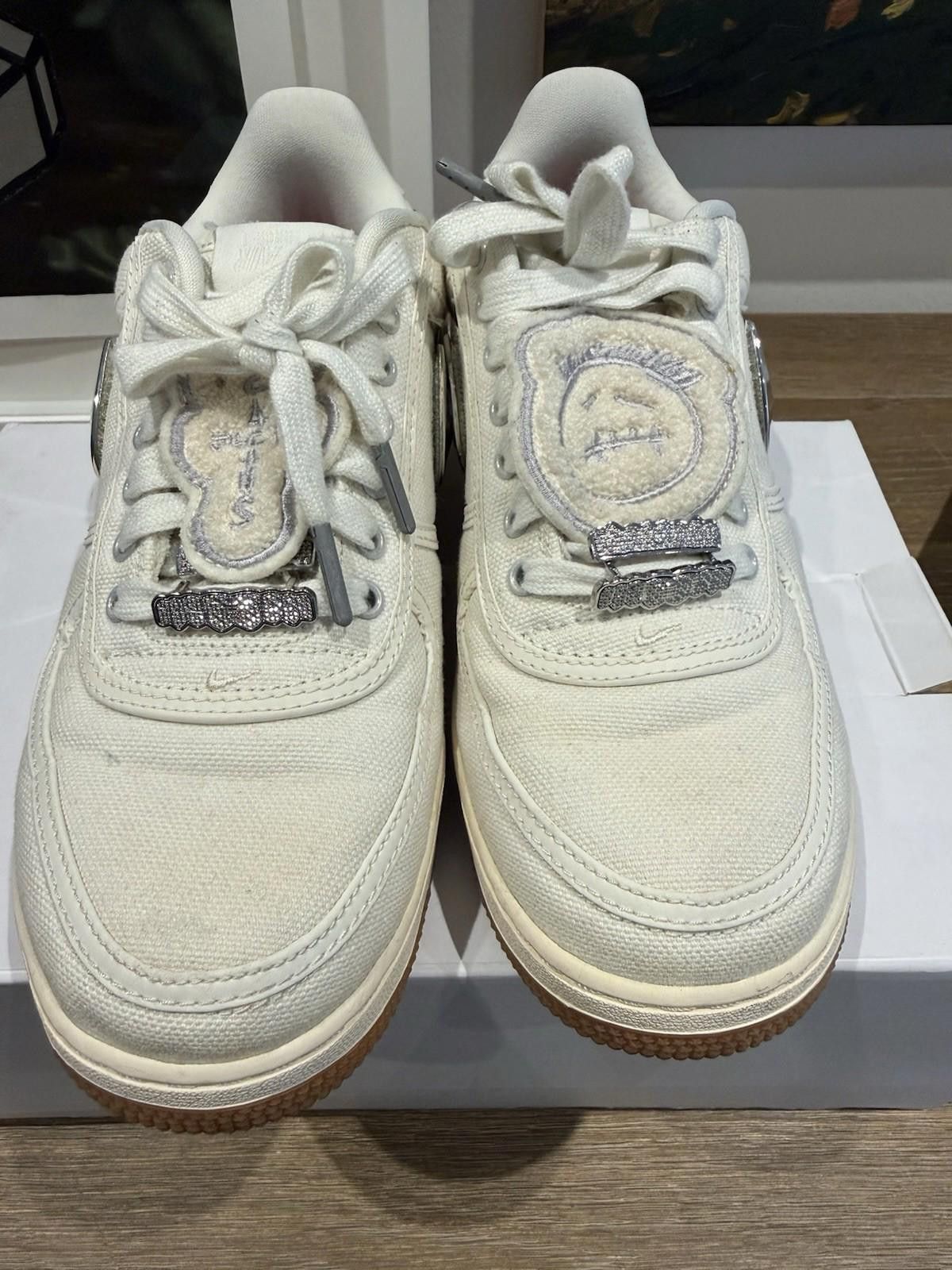 Travis Scott x Nike Air Force 1 Sail - Size 8 - AQ4211 101