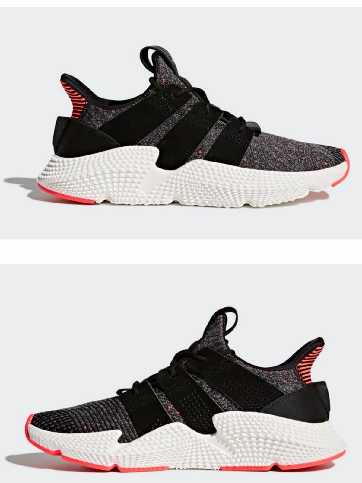 Adidas Adidas Prophere / Knit Sneakers / Black Red Size US 5 / EU 37 - 6 Thumbnail