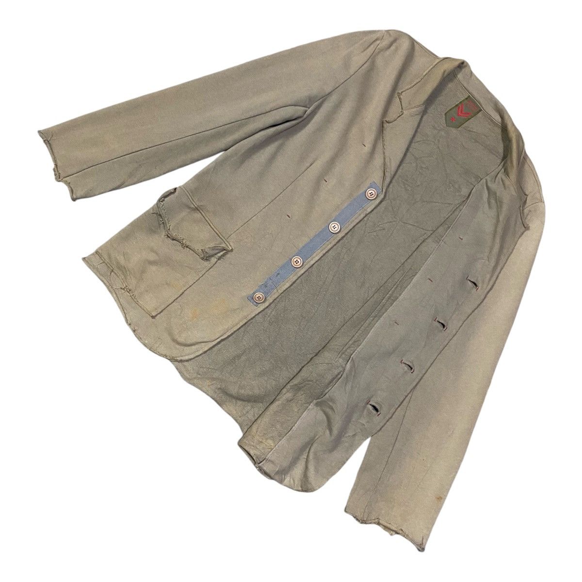 Japanese Brand × Vintage 291295 Homme Military Faded Jacket Size US L / EU 52-54 / 3 - 5 Thumbnail