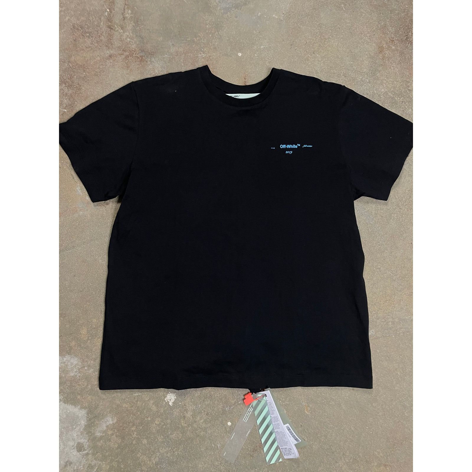 Off-White Off White Tee Black Blue New XS Size US XS / EU 42 / 0 - 1 Thumbnail