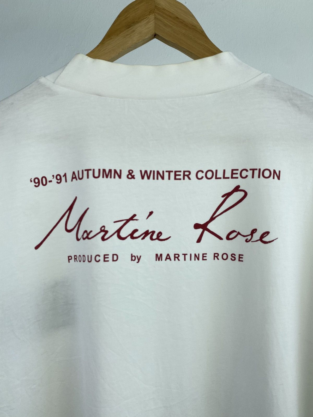 Martine Rose Original AW 90/91 Martine Rose Funnel Neck Longsleeve Tshirt Size US L / EU 52-54 / 3 - 8 Thumbnail
