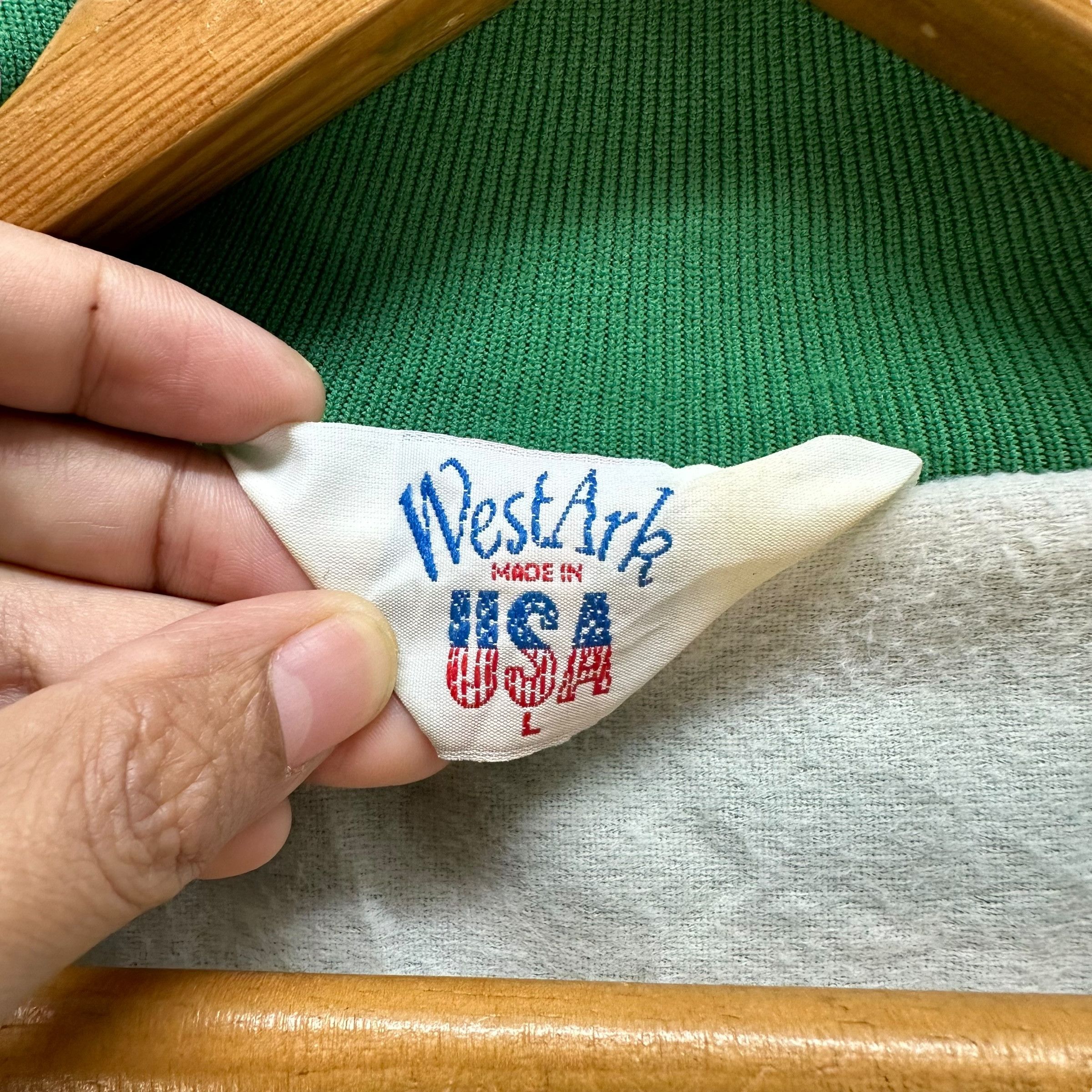 Vintage WRIGHT Company Coach Jacket WEST ARK Made in Usa #A54-1240 Size US L / EU 52-54 / 3 - 12 Thumbnail