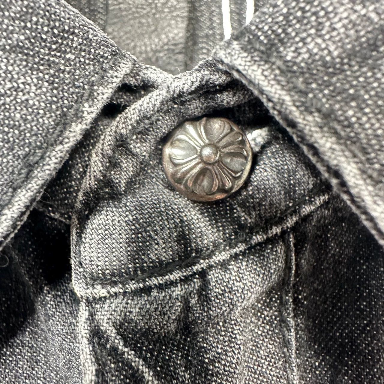 Chrome Hearts chrome hearts denim shirt with silver details Size US L / EU 52-54 / 3 - 4 Thumbnail