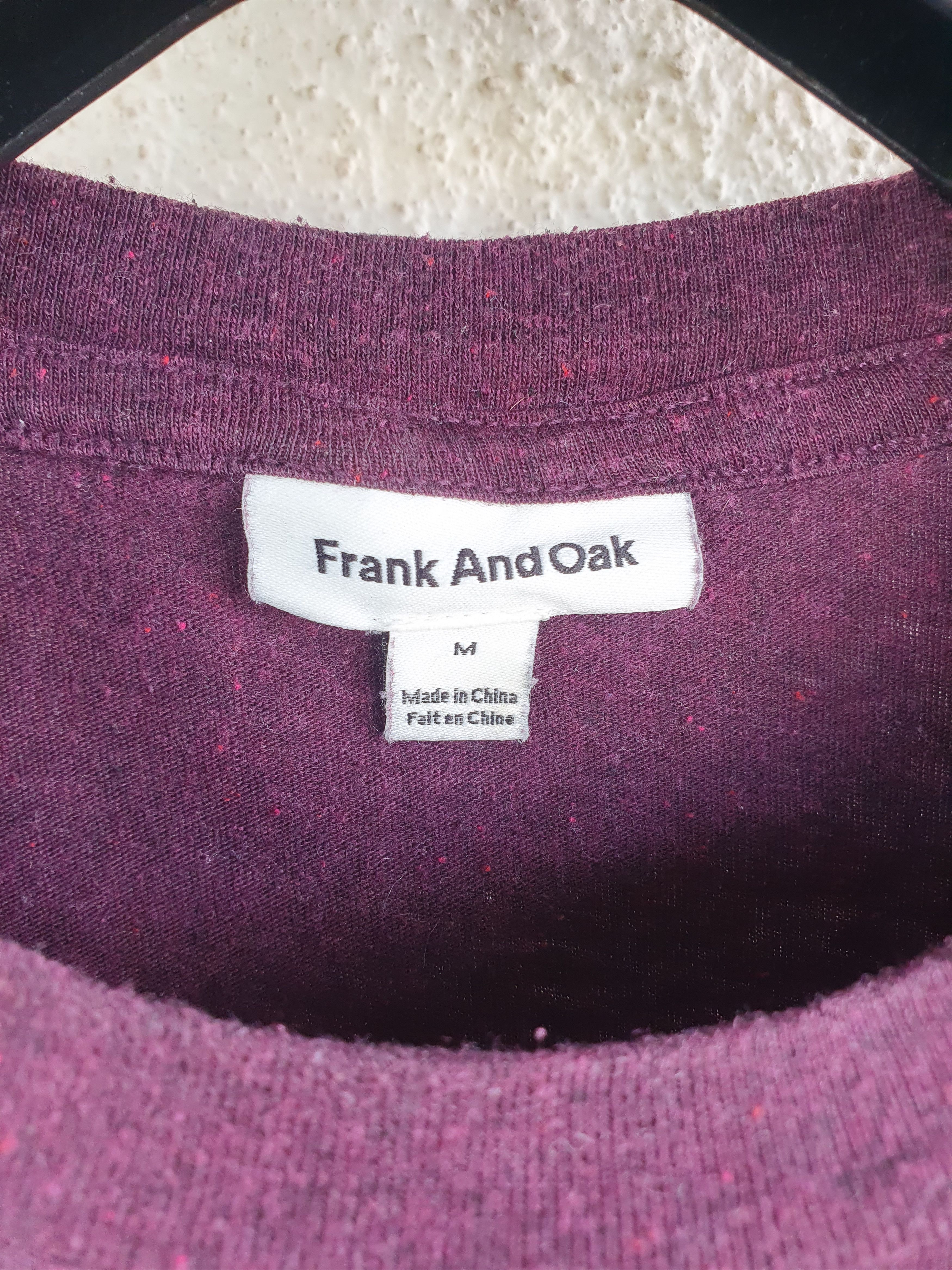 Frank And Oak Frank and Oak Crew Neck t-shirt sz M Size US M / EU 48-50 / 2 - 2 Thumbnail