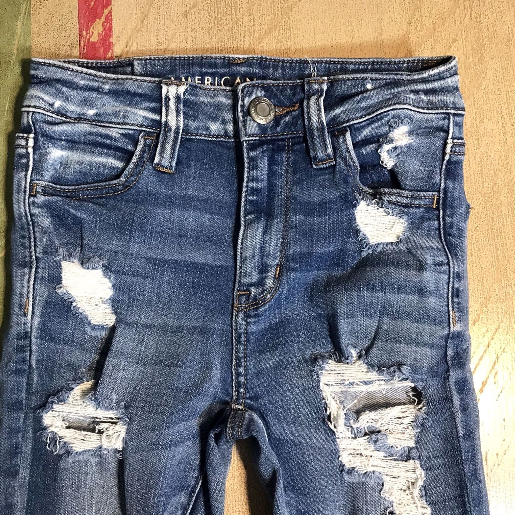 American Eagle Outfitters VINTAGE Size 25" / US 0 / IT 36 - 3 Thumbnail