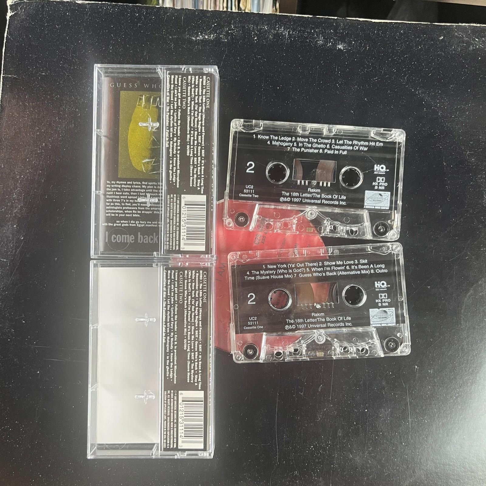 Other Rakim The 18th Letter The Book of Life Cassette 1997 Size ONE SIZE - 2 Thumbnail