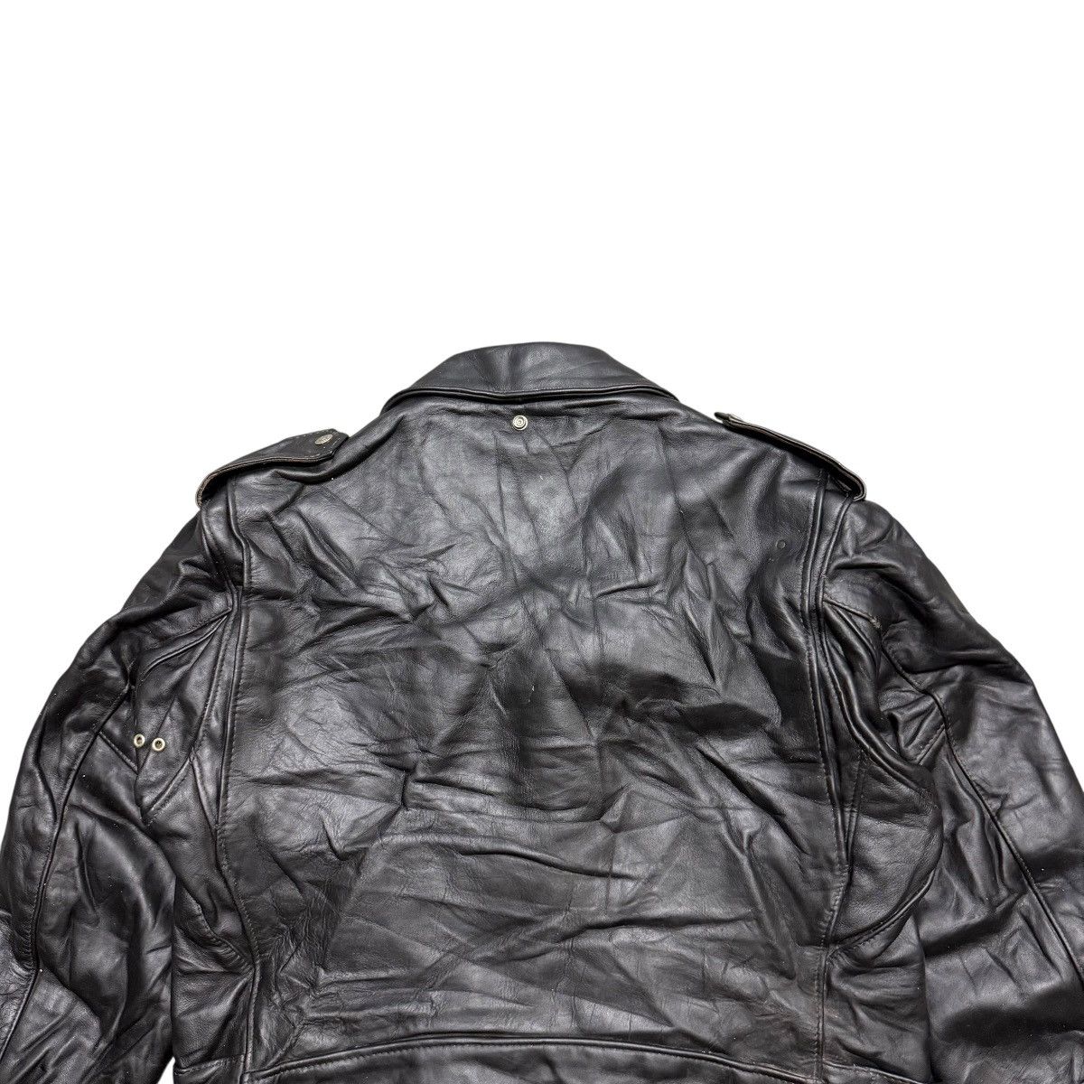 Schott Vintage Schott Perfecto Double Colar Leather Jacket Size US M / EU 48-50 / 2 - 21 Thumbnail