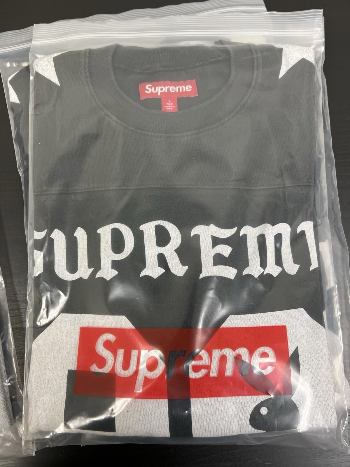 Supreme SS26 Supreme Playboy L/S Football Top Black L Size US L / EU 52-54 / 3 - 4 Thumbnail