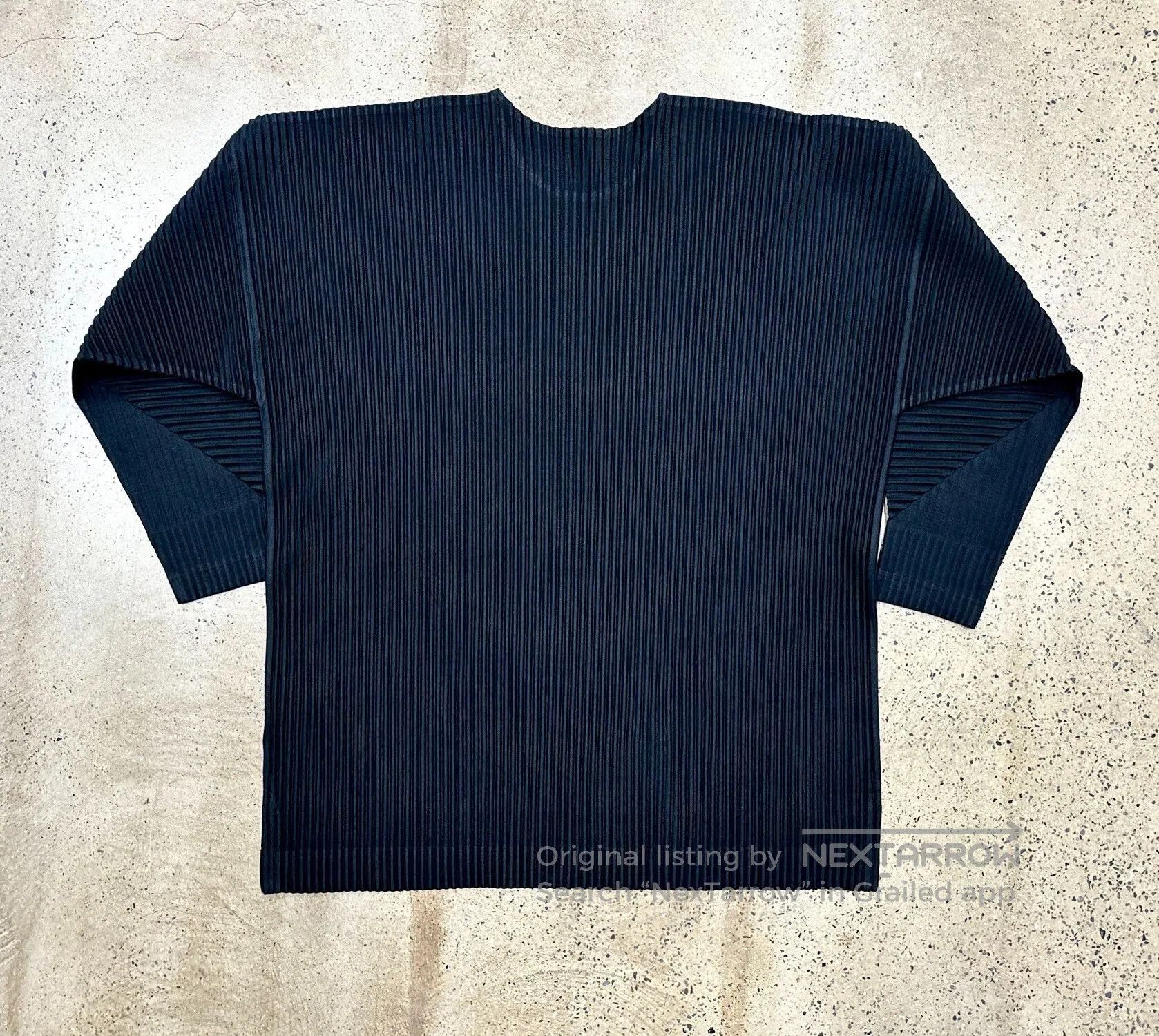 Pleats Please Issey Miyake Issey Miyake Pleated Long Sleeve Sweatshirt. Size US L / EU 52-54 / 3 - 3 Thumbnail