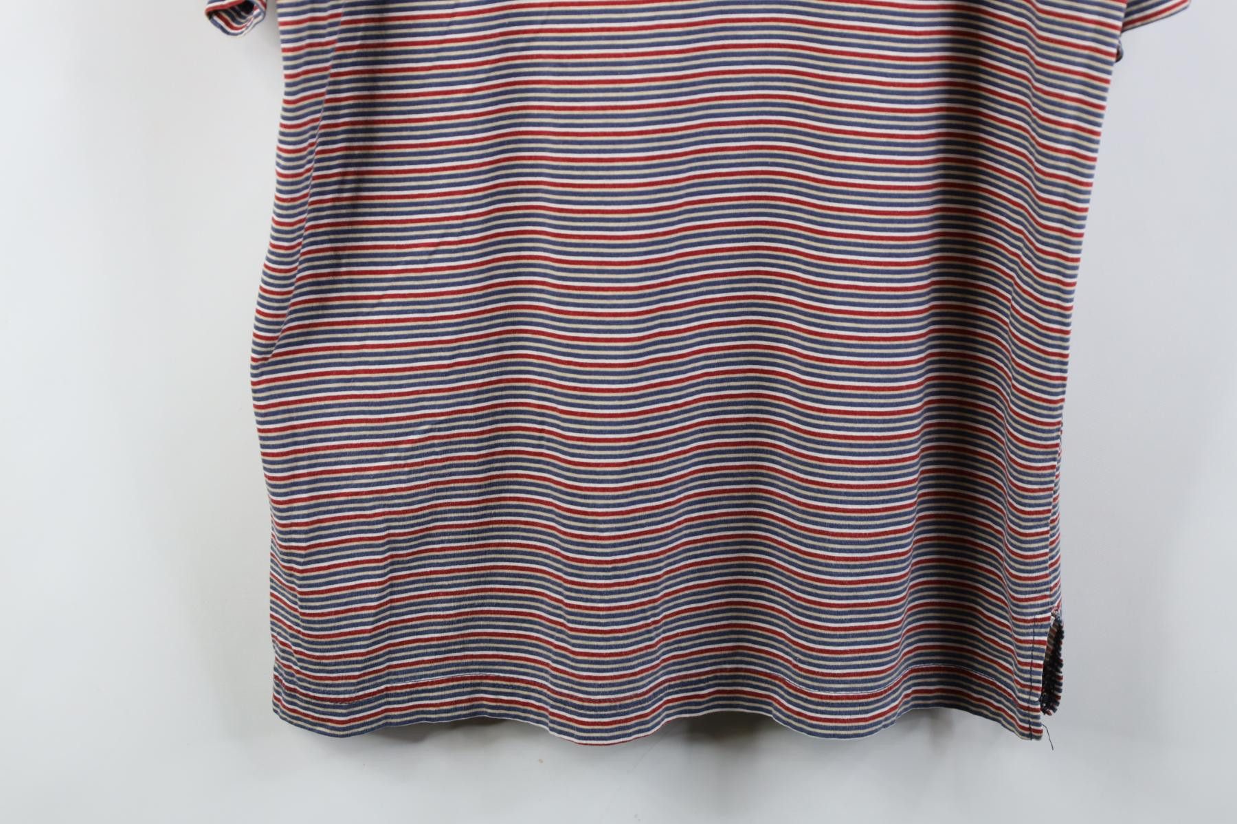 Vintage Vintage 90s Streetwear Striped Knit Collared Golf Polo Shirt Size US M / EU 48-50 / 2 - 14 Thumbnail