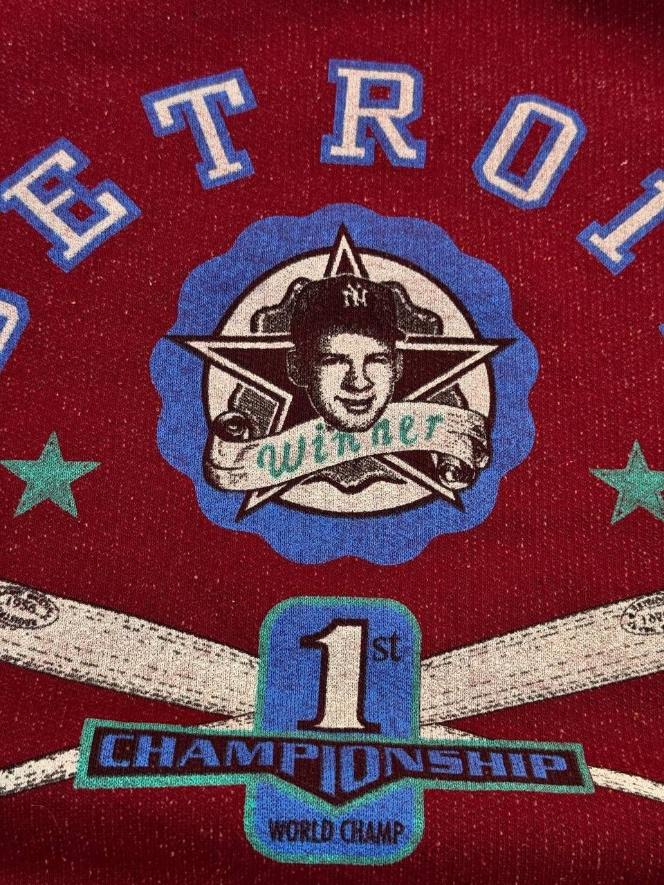 New York Yankees Vintage New York Yankes Detroit 1st Championship Sweatshirt Size US L / EU 52-54 / 3 - 2 Thumbnail