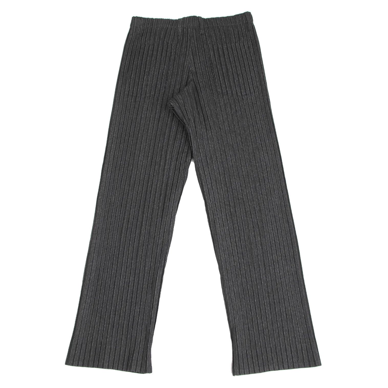 Issey Miyake Fabric Print Pleats Pants in Black, Size 4 Size US 36 / EU 52 - 8 Thumbnail