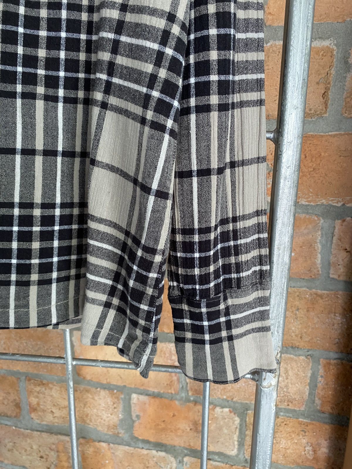 Tsumori Chisato TSUMORI CHISATO pleated plaid shirt Size ONE SIZE - 5 Thumbnail