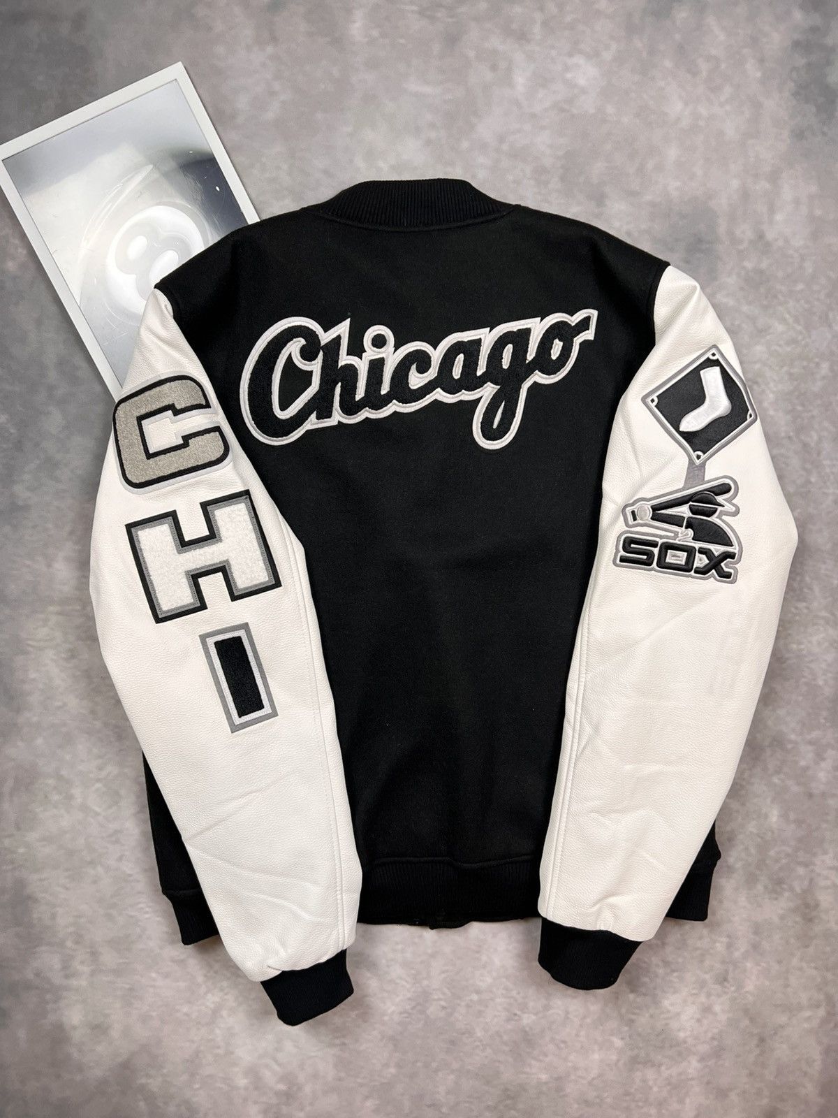 Pro Standard NWT Pro Standard Chicago White Sox Varsity Jacket Black 2XL Size US XXL / EU 58 / 5 - 3 Thumbnail