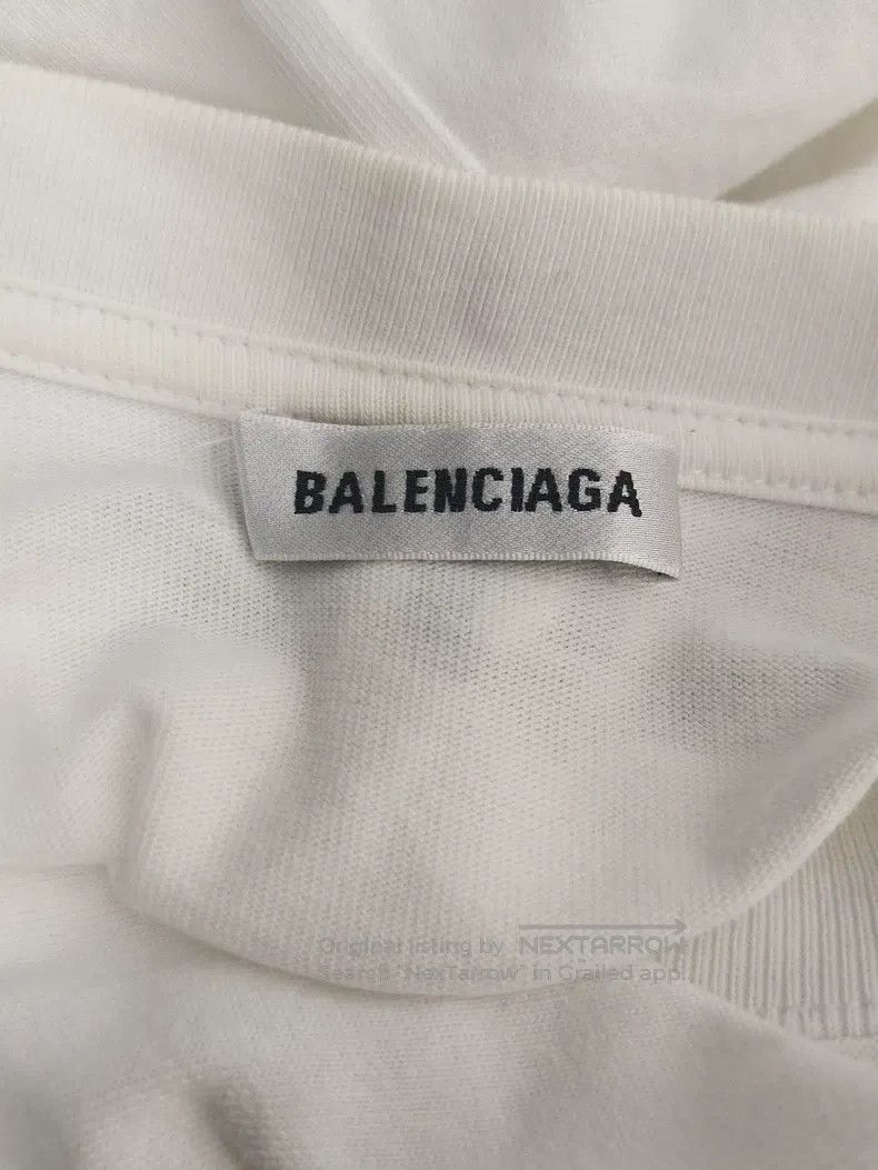 Balenciaga Balenciaga Coke Pattern Printed Logo Short Sleeve T-Shirt, Size US L / EU 52-54 / 3 - 3 Thumbnail